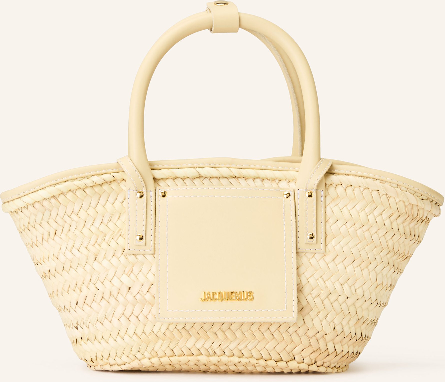 Jacquemus Shopper Le Petit Panier Soli weiss