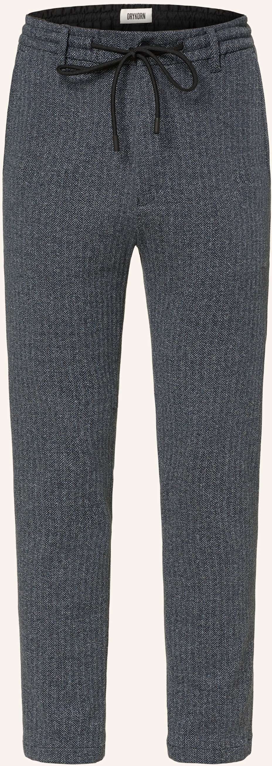 Thumbnail - Drykorn Hose Im Jogging-Stil Deger Regular Fit blau