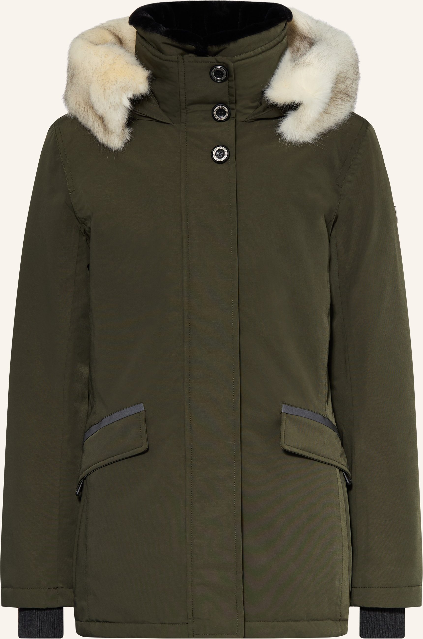 Wellensteyn Parka Enterprise Mit Kunstpelzbesatz Und Dupont™ Sorona®-Füllung gruen