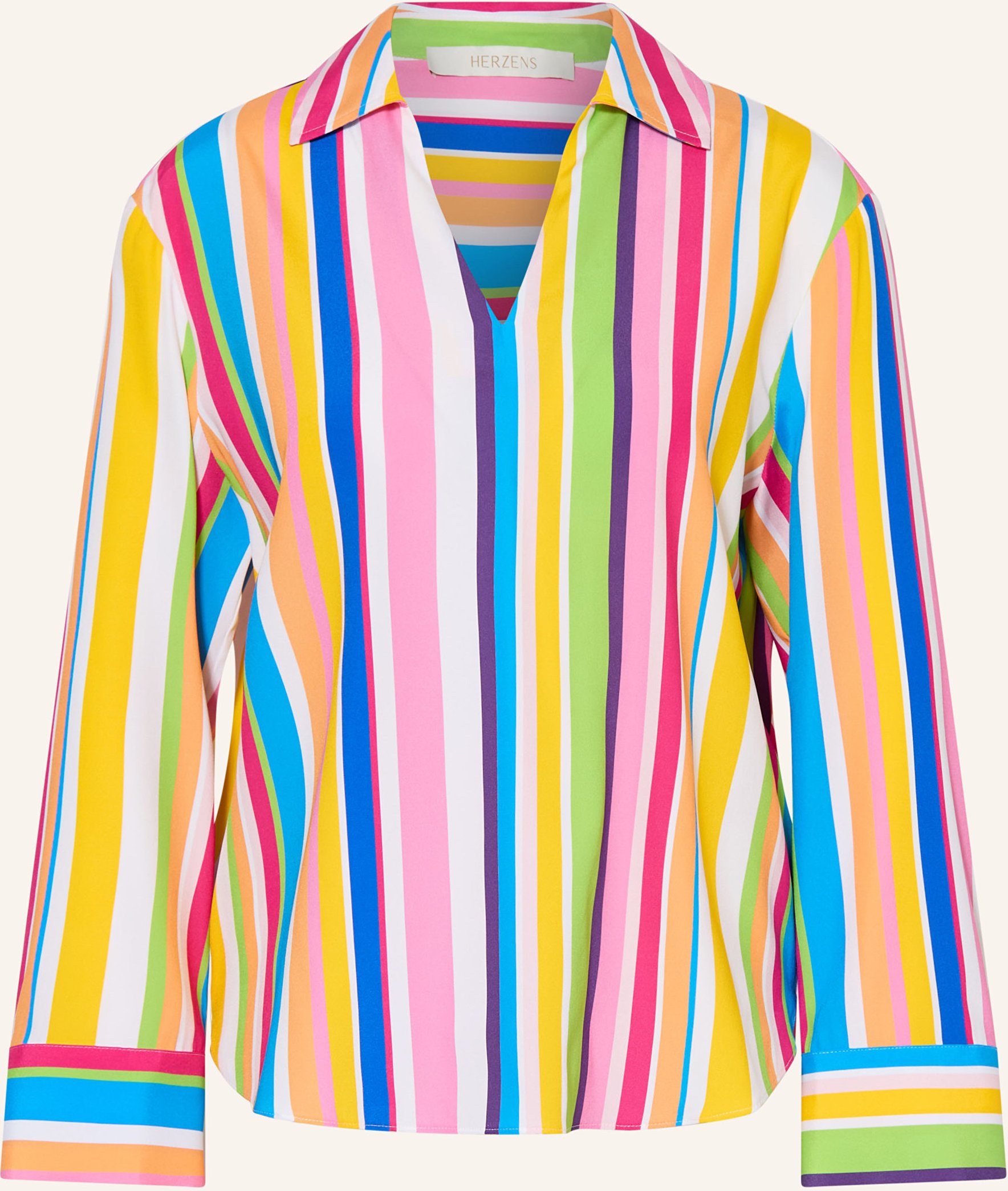 Herzens Blusenshirt Aus Seide pink