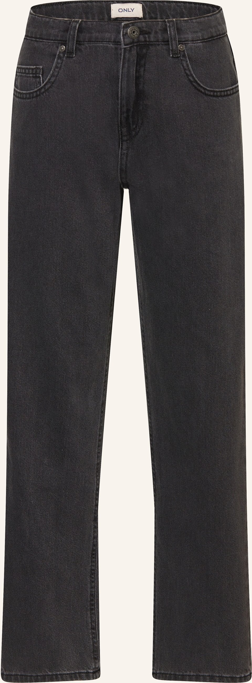 Only Jeans Straight Fit schwarz