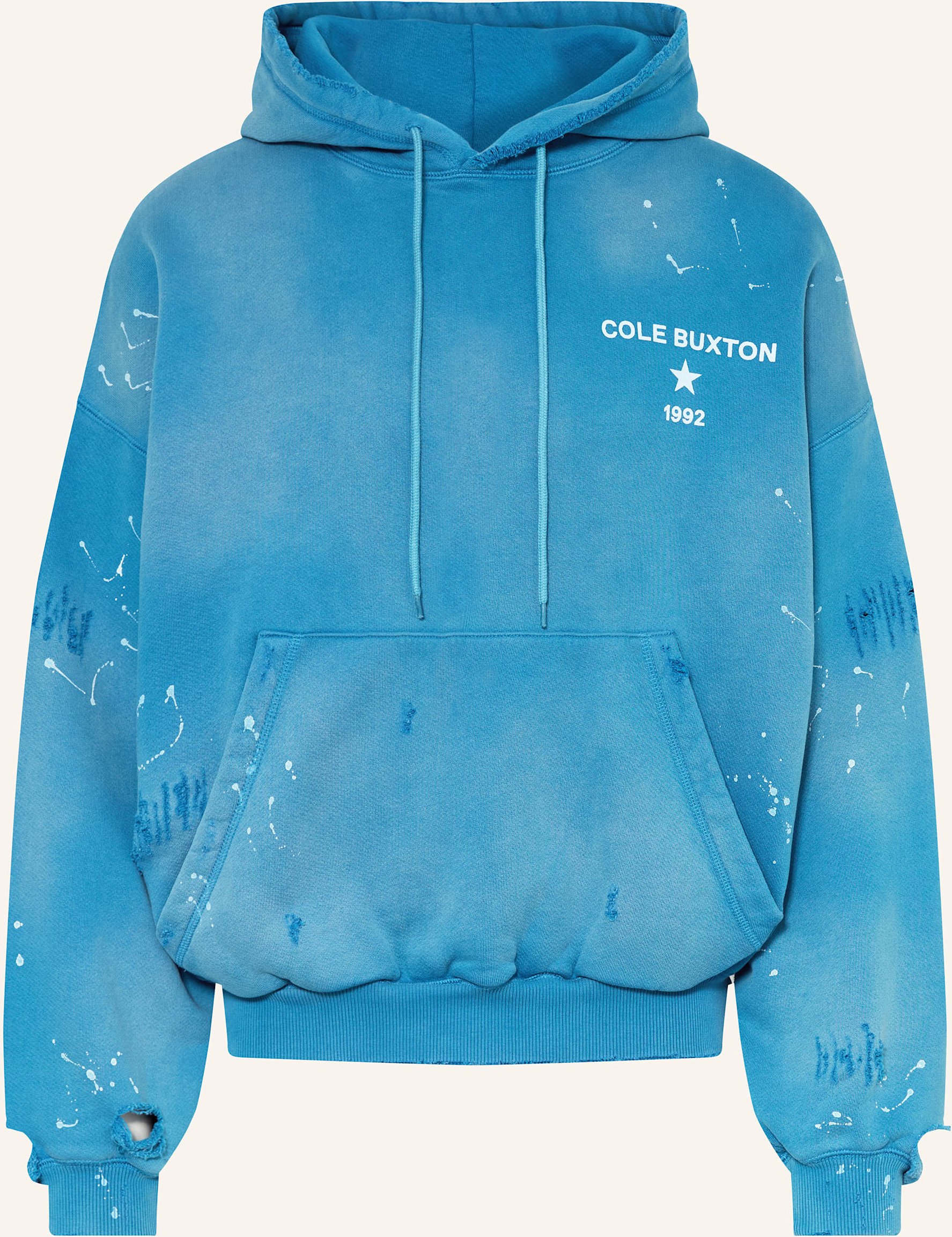 Cole Buxton Hoodie blau
