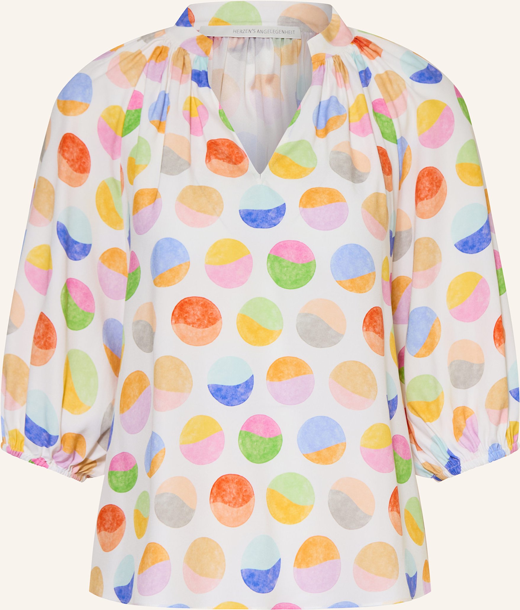 Herzen's Angelegenheit Blusenshirt Aus Seide Mit 3/4-Arm rosa