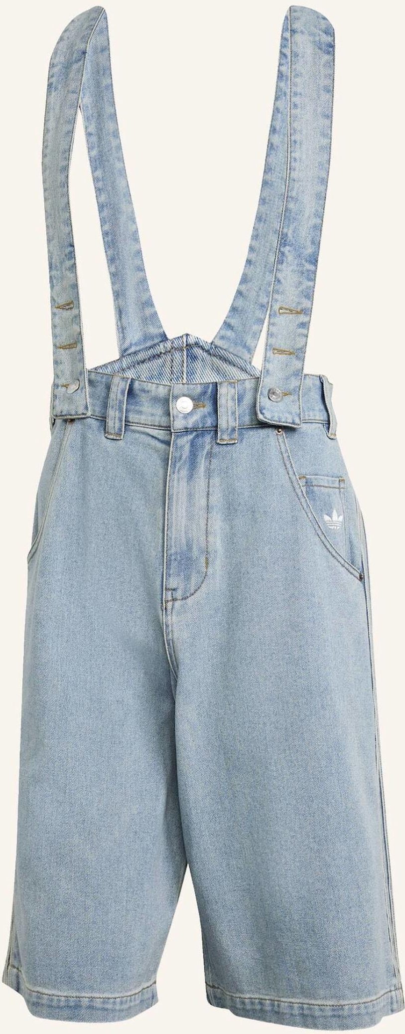 Thumbnail - Adidas Originals Adidas X Jeremy Scott Denim Latzhose grau