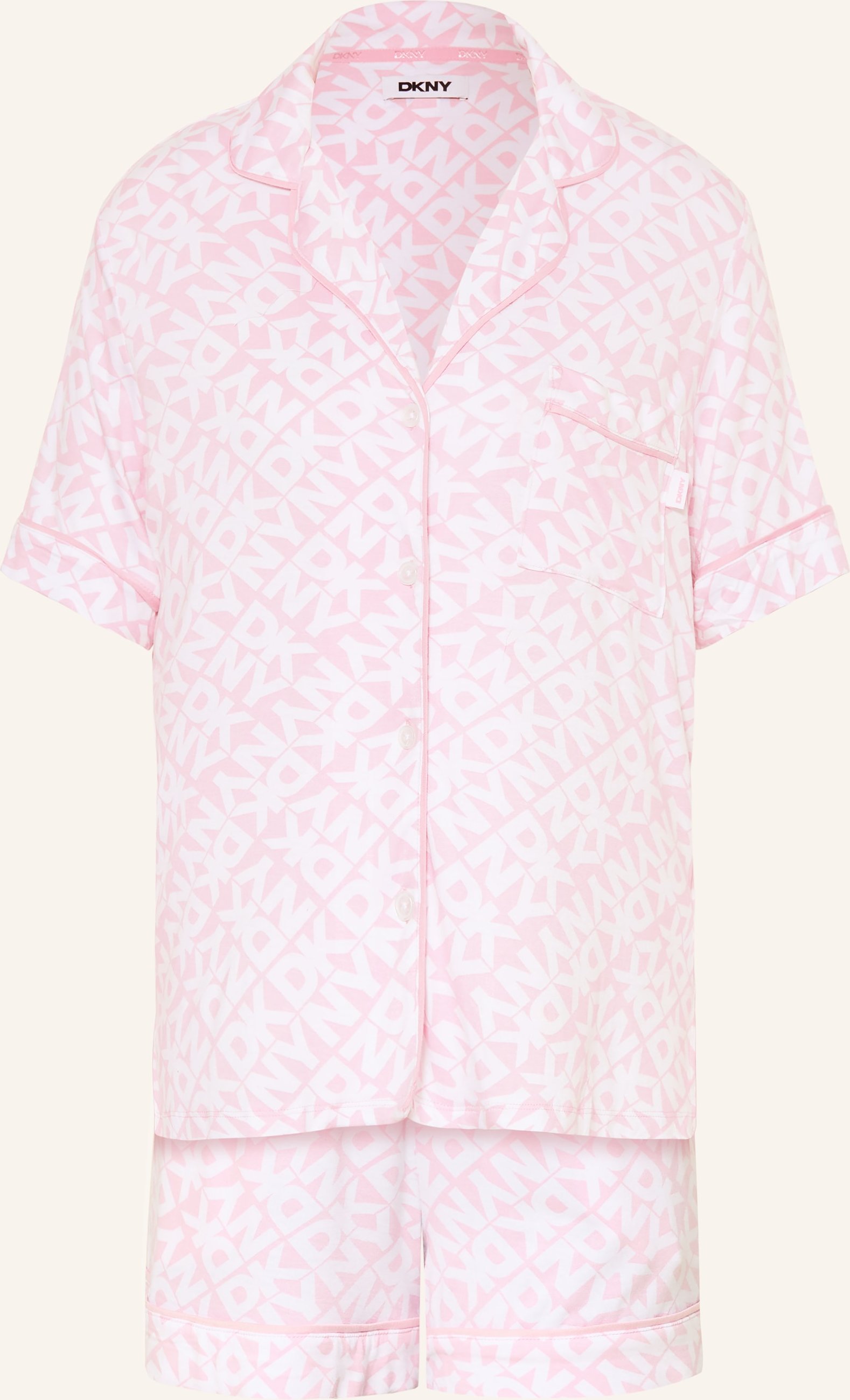 Dkny Shorty-Schlafanzug Timeless Styles rosa