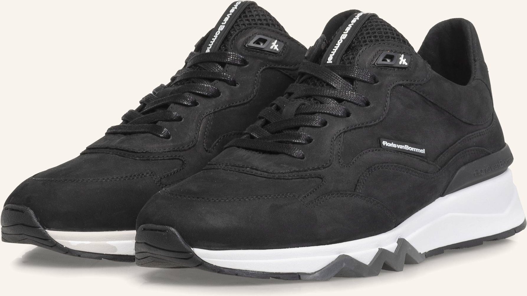 Floris Van Bommel Sneaker De Zager 02 schwarz