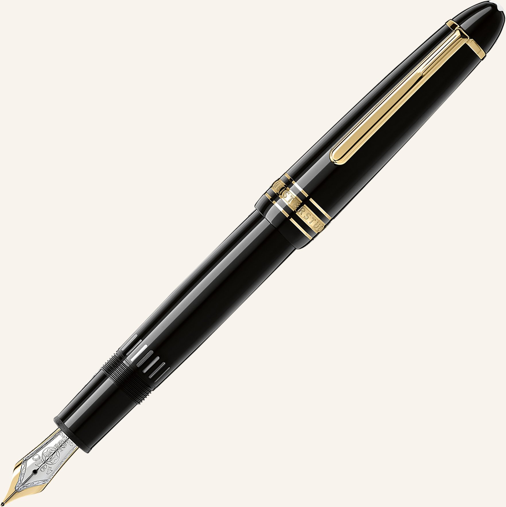 Montblanc Füllfederhalter Meisterstück Gold-Coated Legrand schwarz