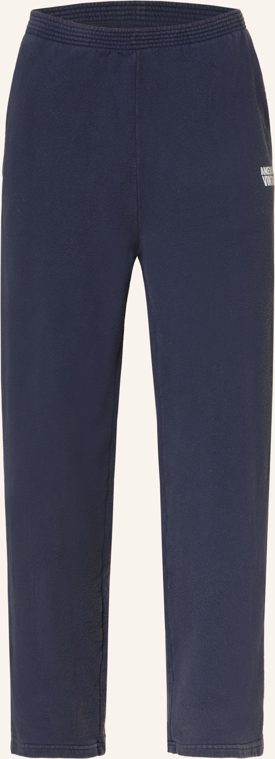 American Vintage Sweatpants Plizzy blau