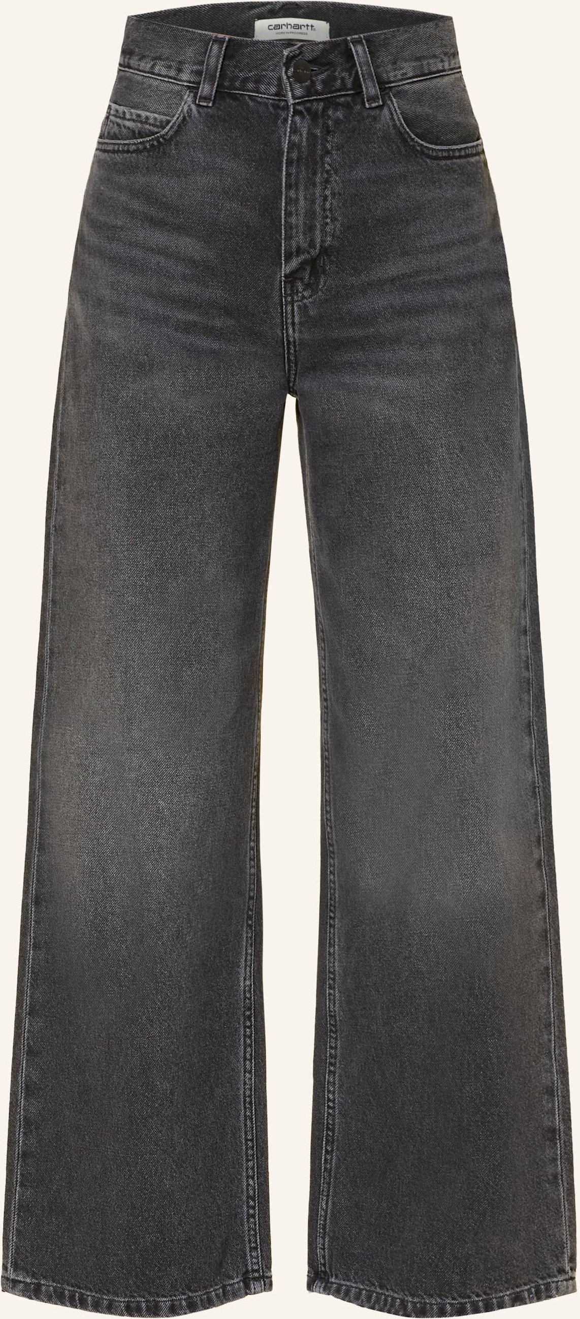 Carhartt Wip Flared Jeans Jane schwarz