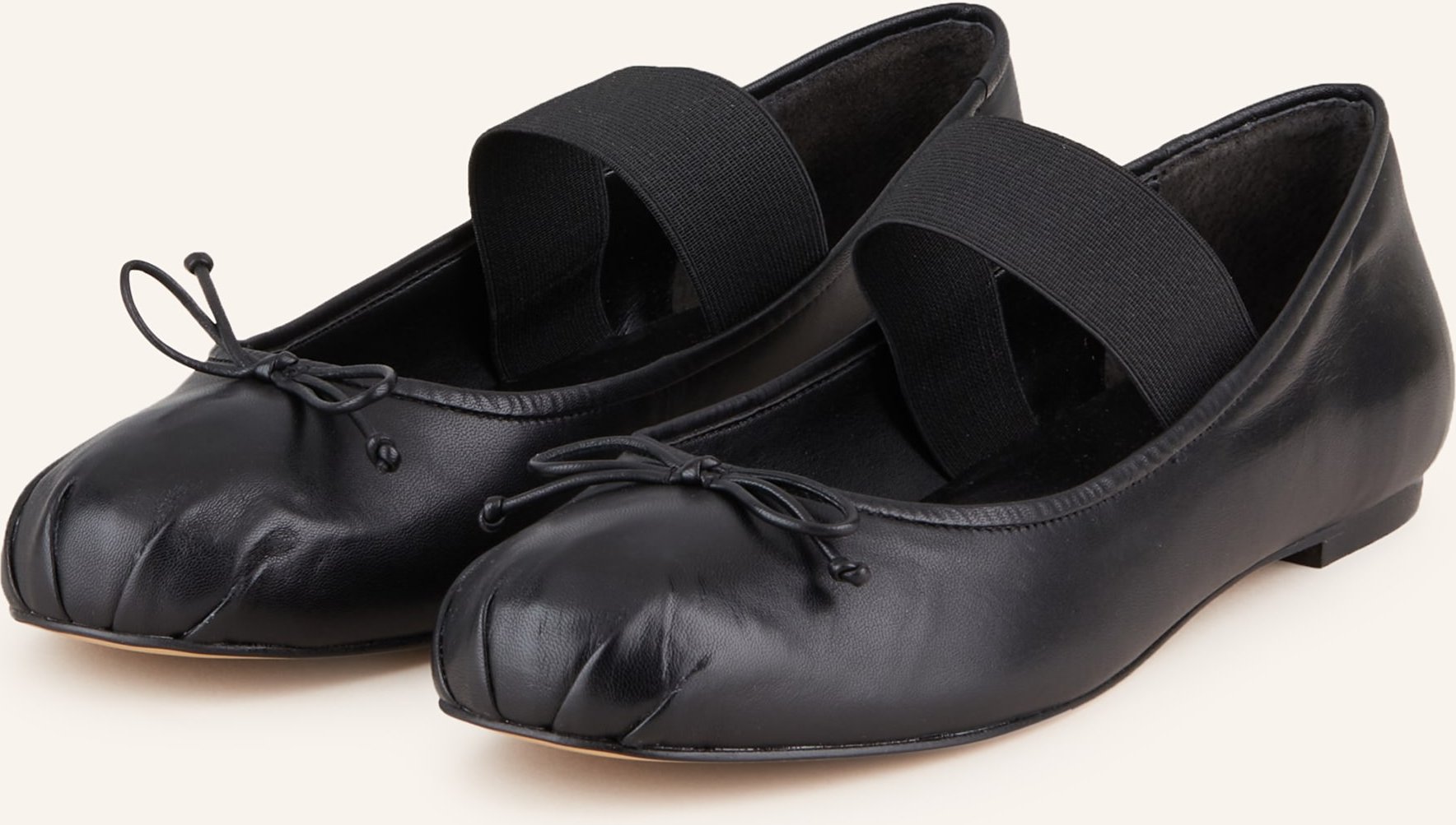 Carrano Mary-Jane-Ballerinas schwarz