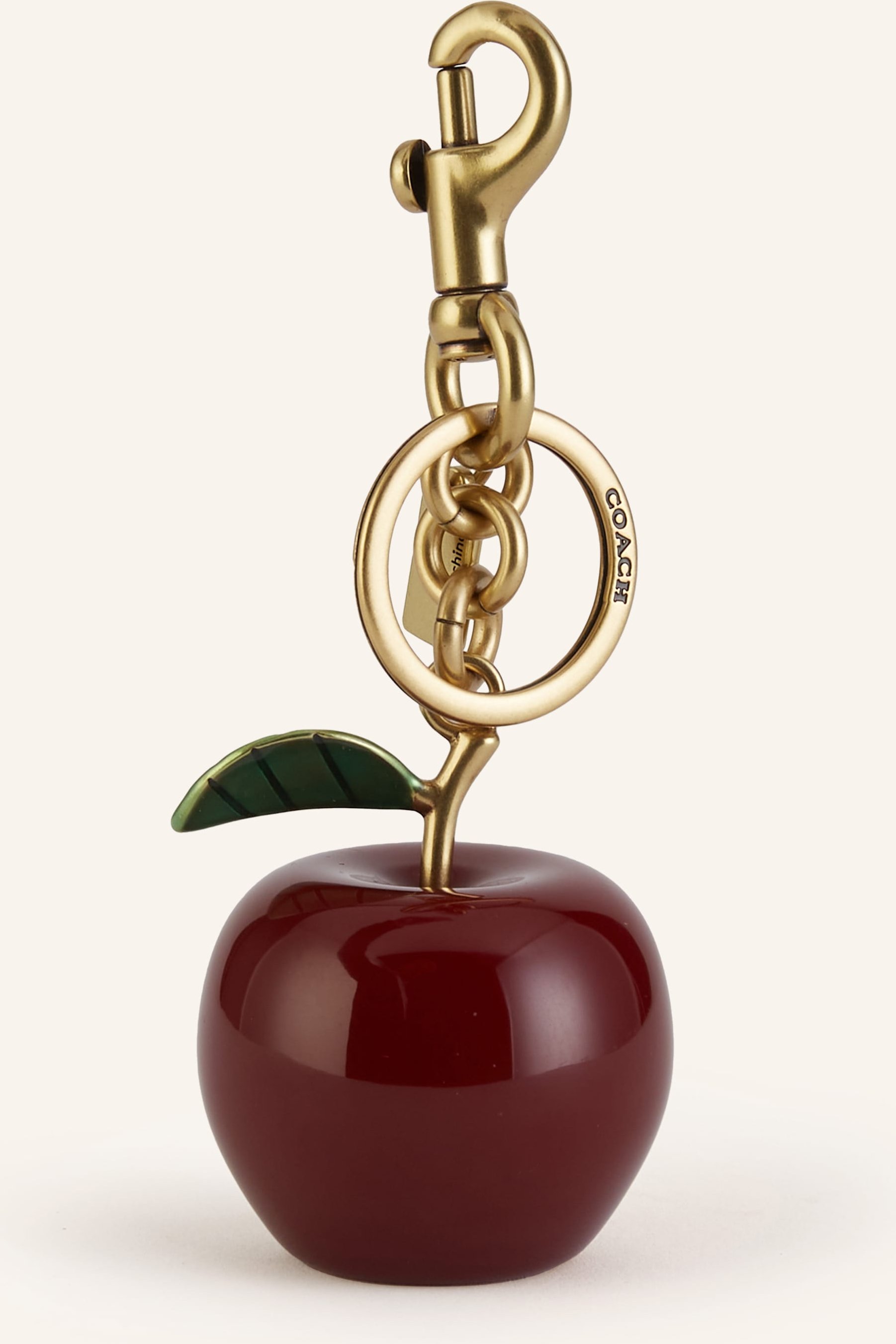 Thumbnail - Coach Taschenanhänger Small Apple gold