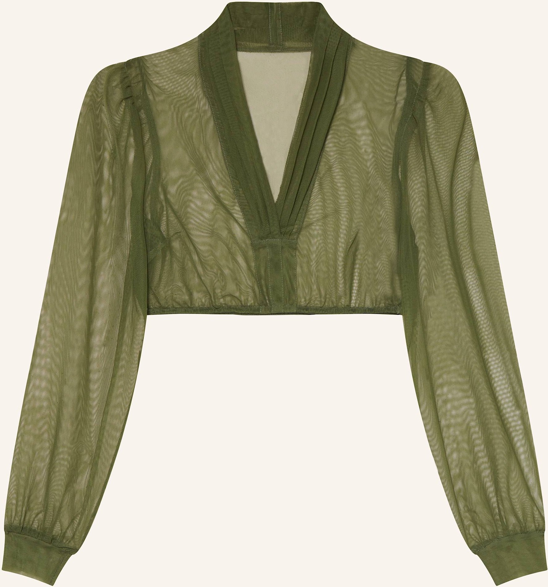 Johann & Johanna Dirndlbluse Aus Mesh gruen