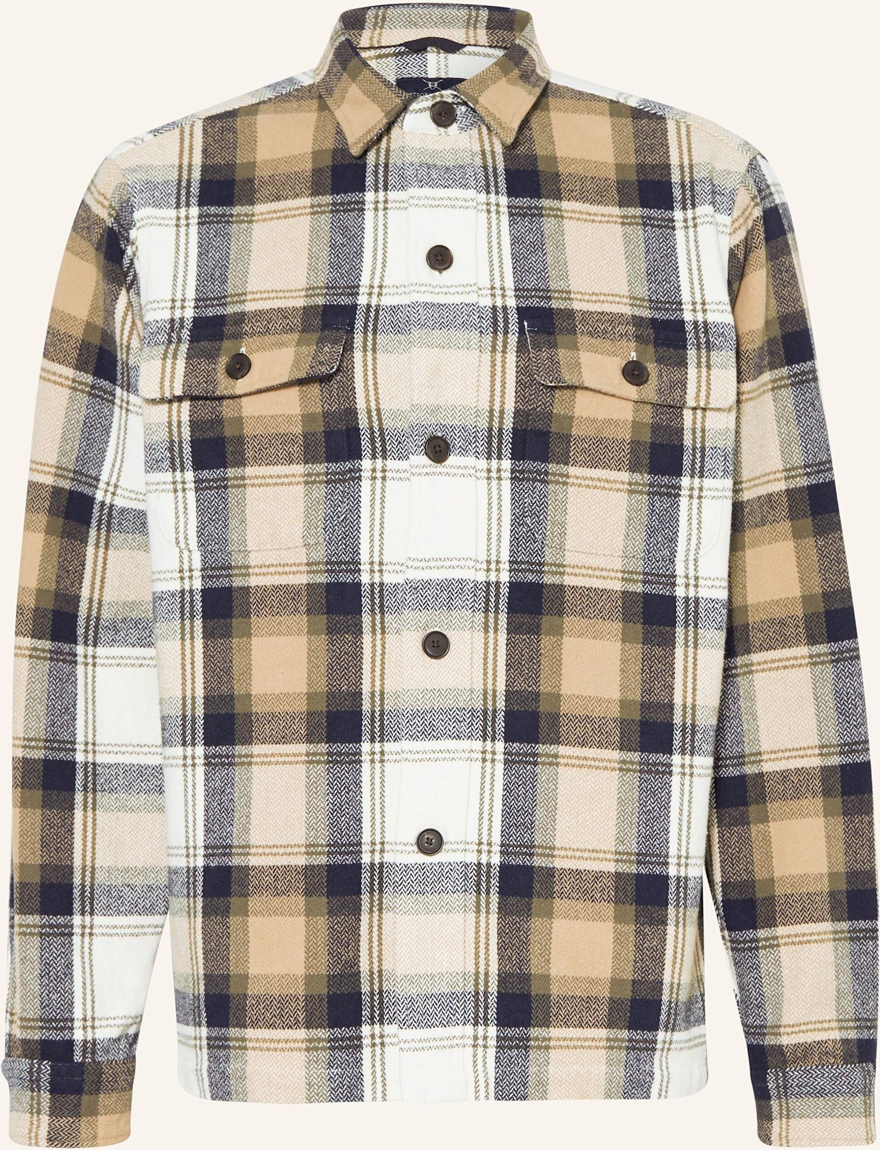 Thumbnail - Strokesman's Flanell-Overshirt gruen