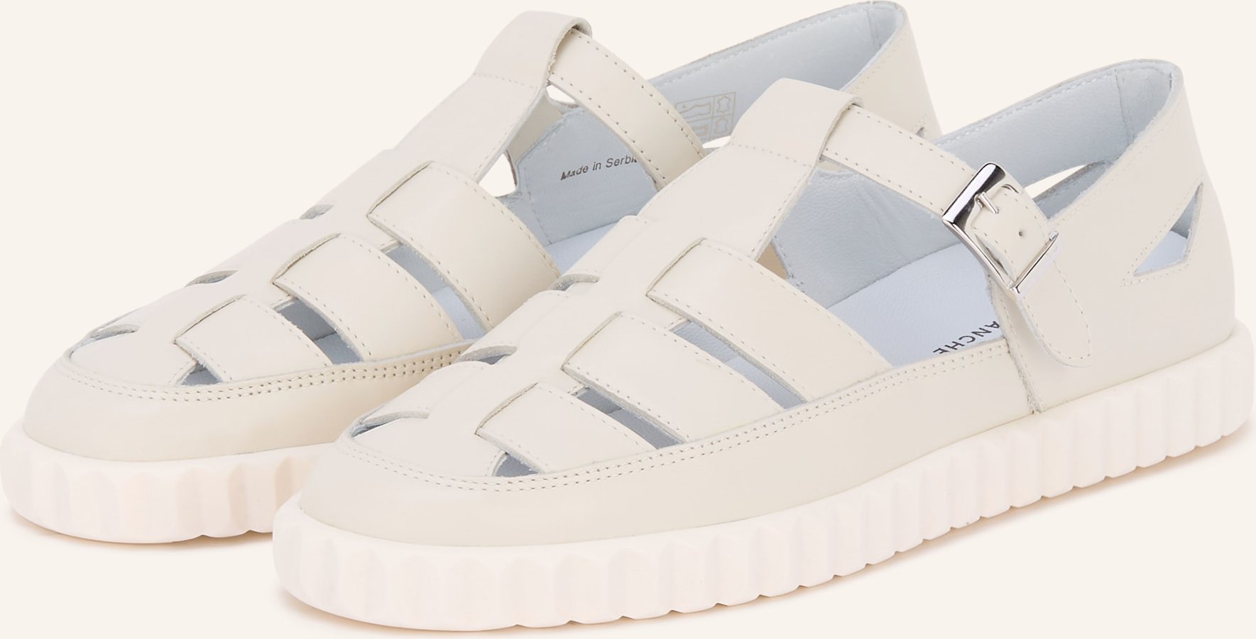 Voile Blanche Sandalen Spidy Mit Cut-Outs weiss