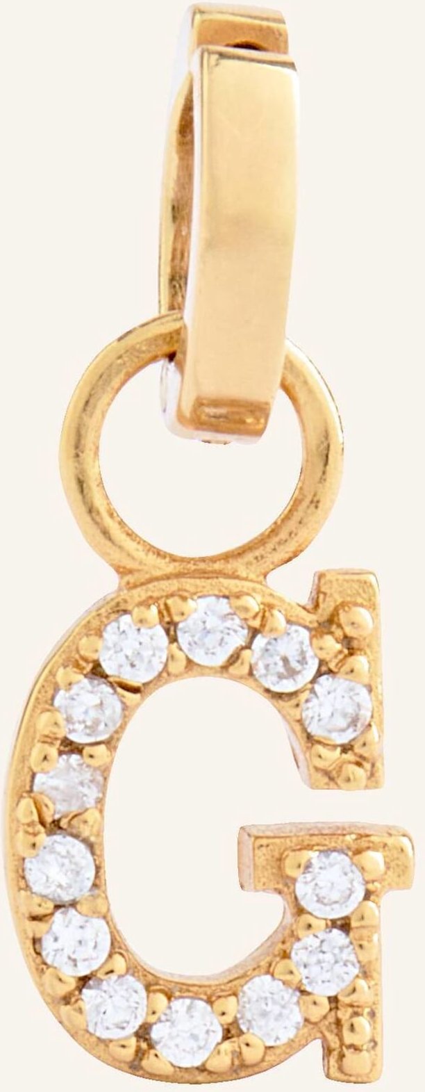 Pompidou Anhänger G By Glambou gold