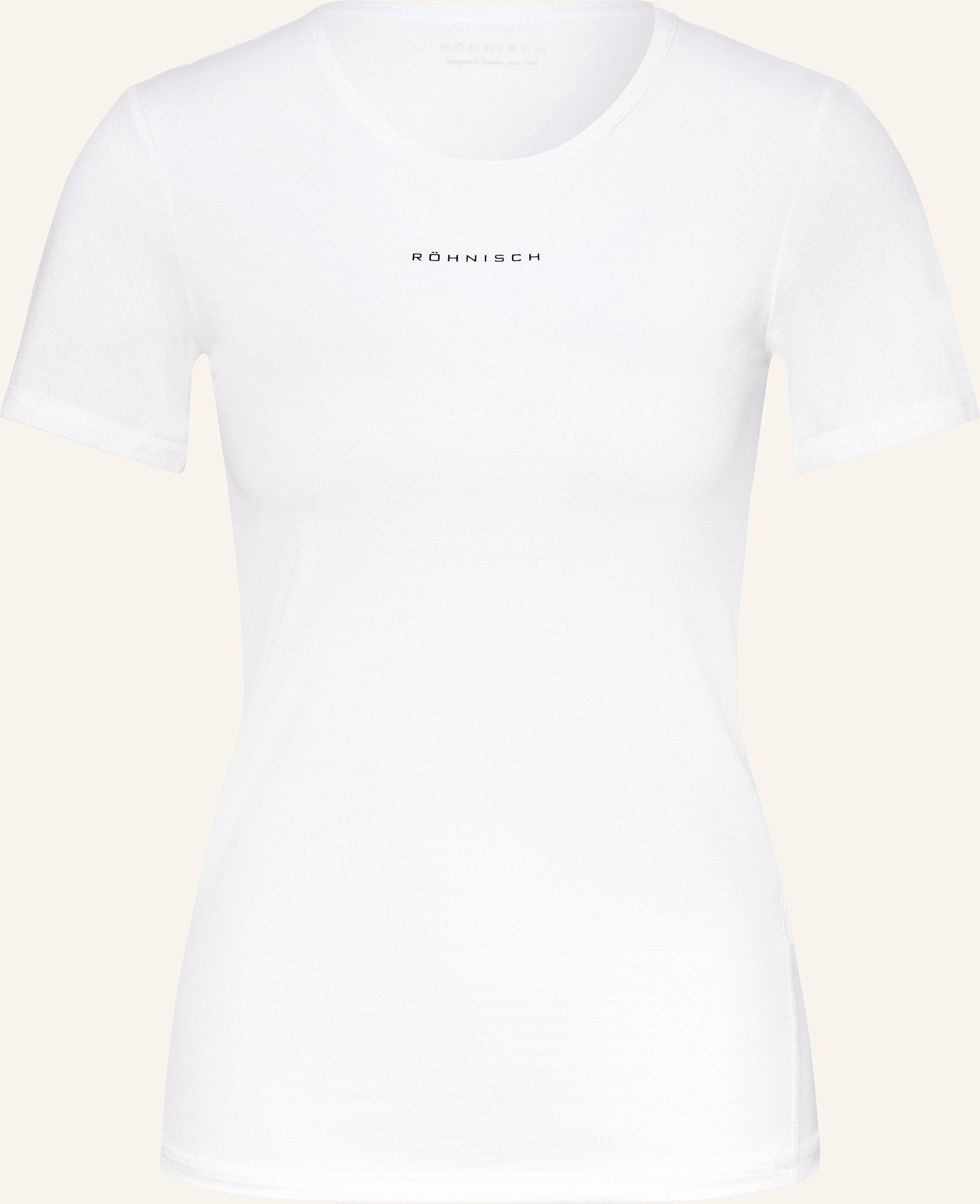 Röhnisch T-Shirt Jacquard Ss weiss