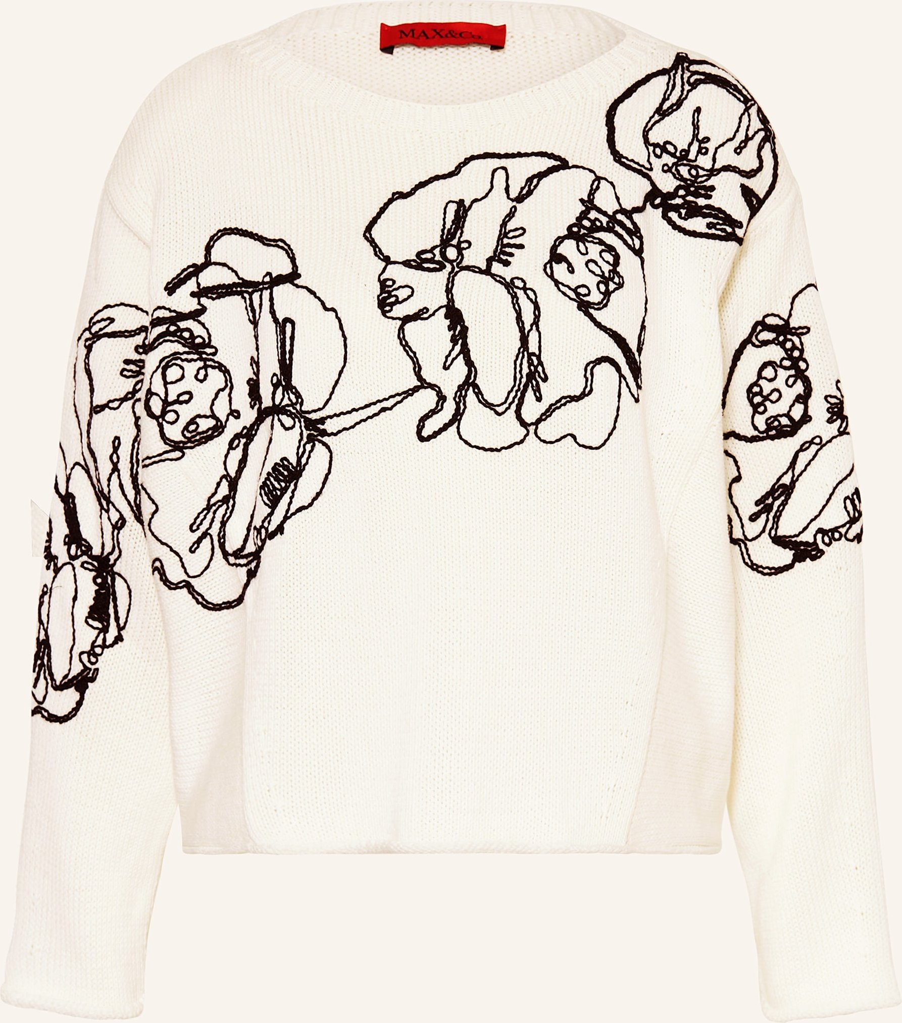 Thumbnail - Max & Co. Pullover Ghiaia weiss