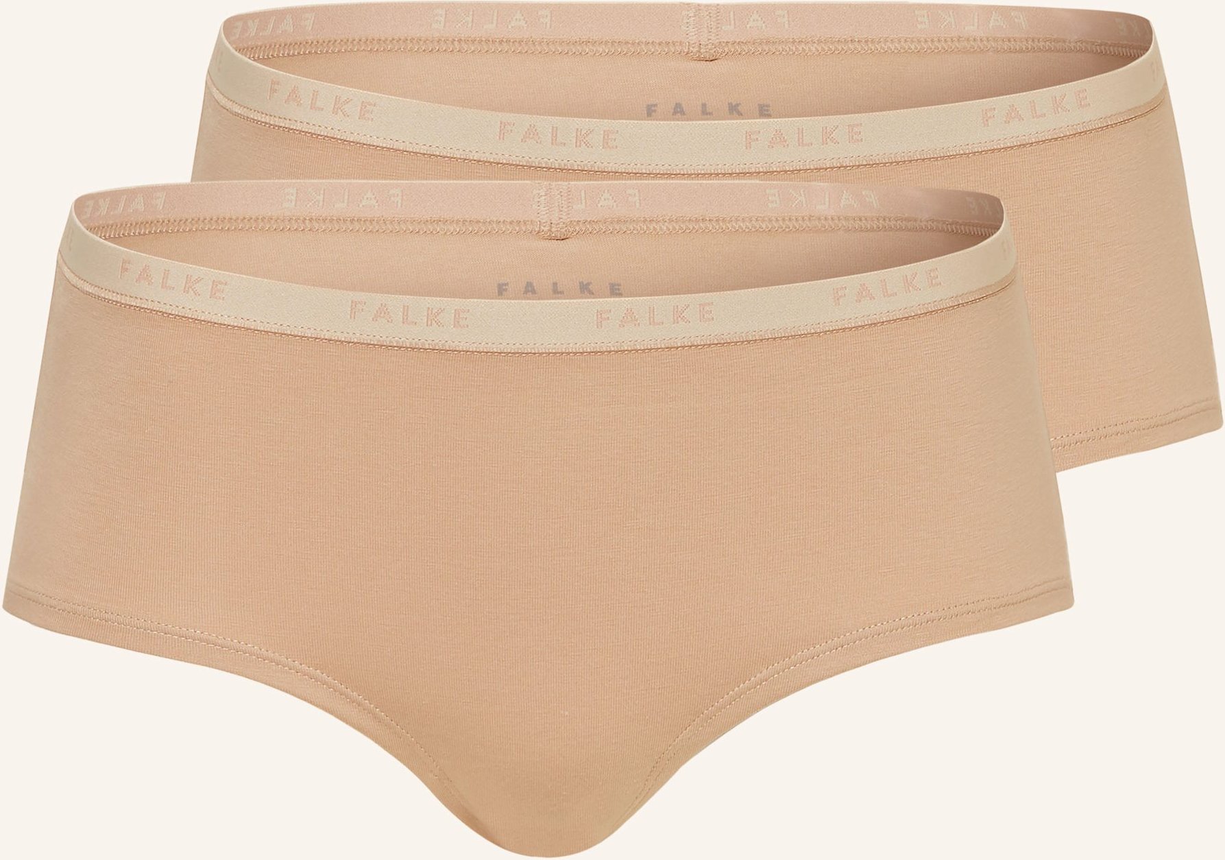 Falke 2er-Pack Panties Daily Comfort braun