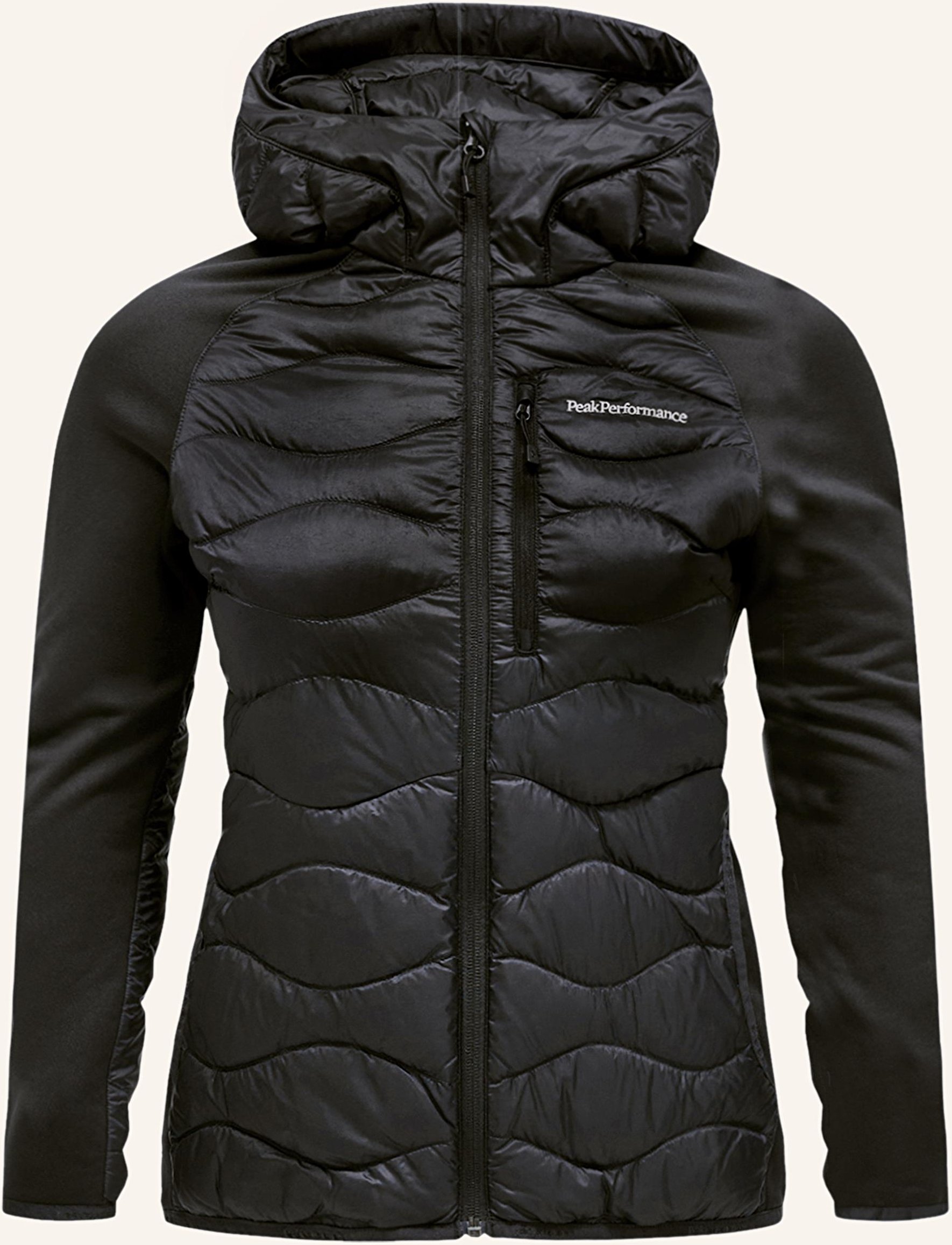 Thumbnail - Peak Performance Hybrid-Daunenjacke Helium schwarz