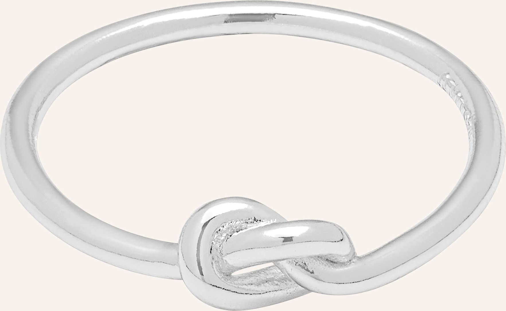 Lulu Copenhagen Ring Love Knot Aus 925er Sterlingsilber silber