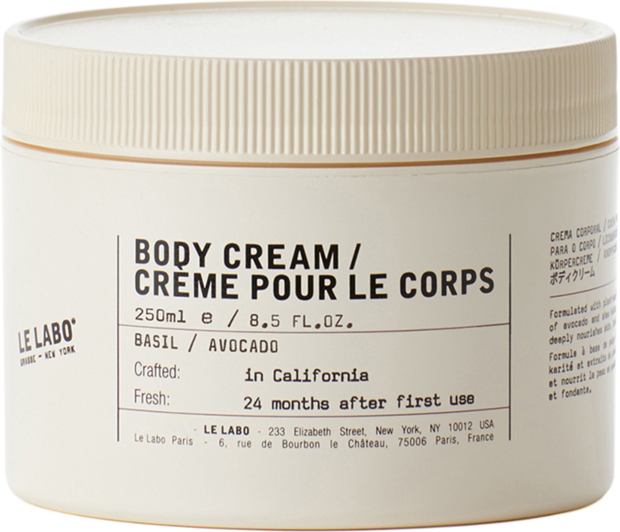 Le Labo Basil / Avocado Body Cream 250 ml