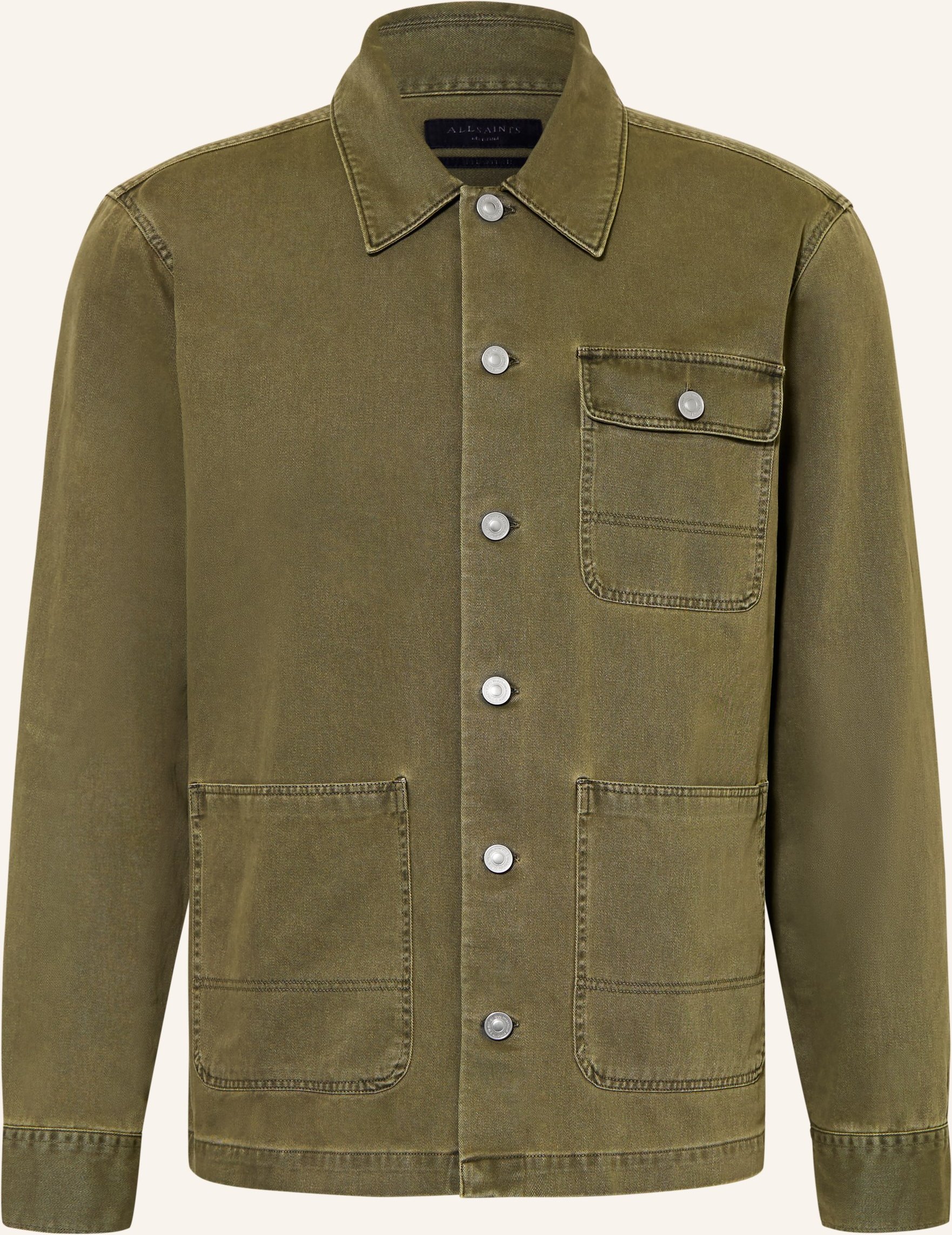 Allsaints Jeans-Overjacket Nevis gruen