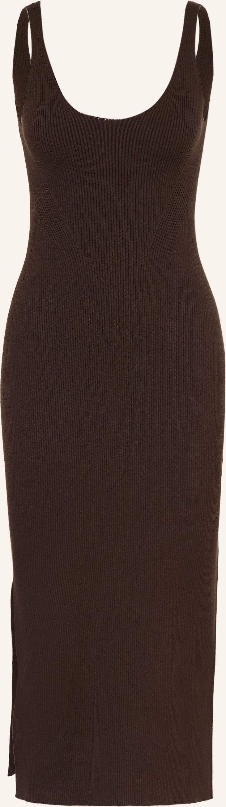 Lacoste Strickkleid braun