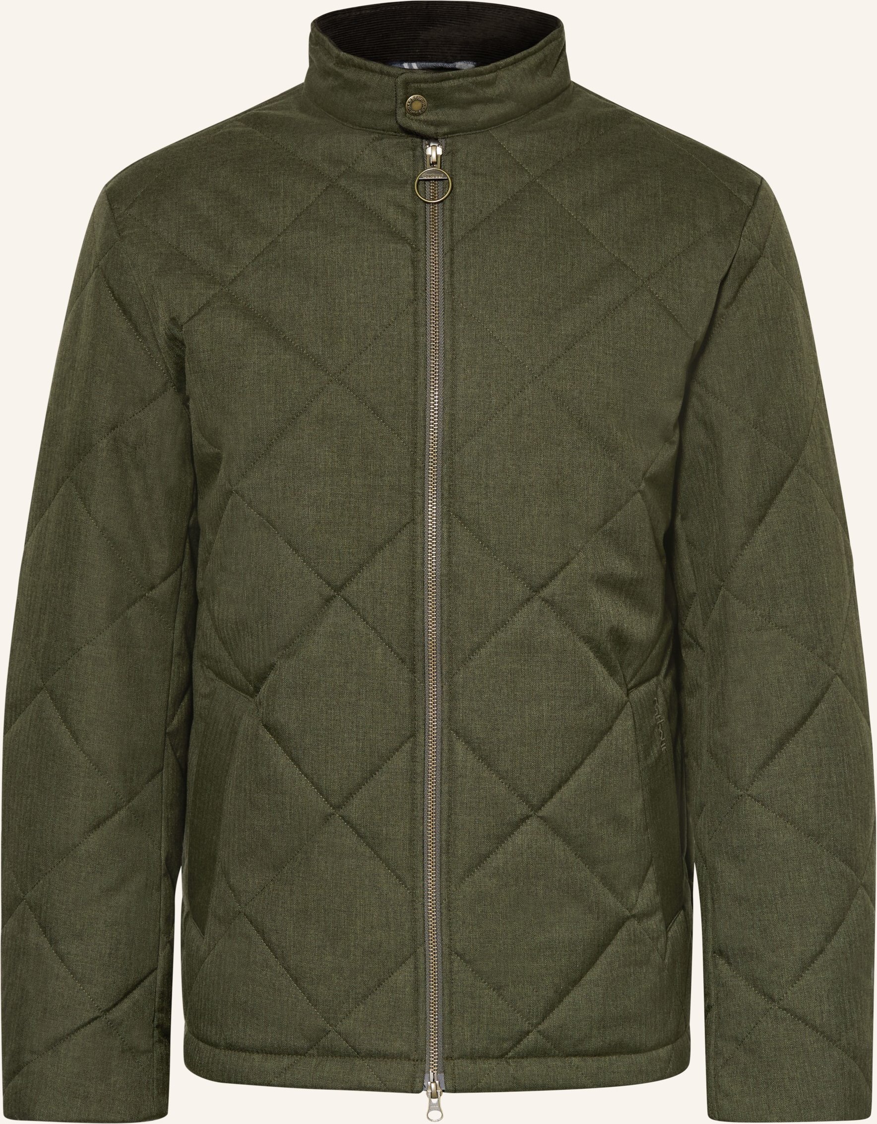 Barbour Steppjacke Harrington Qlt gruen