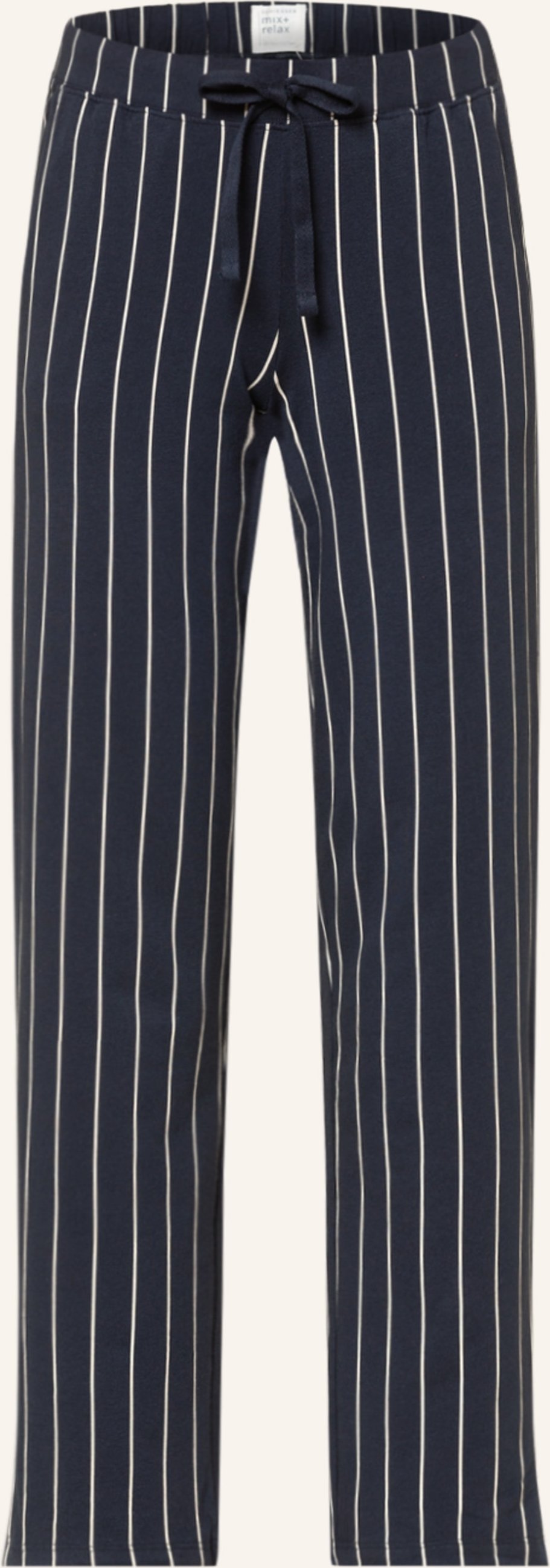 Schiesser Schlafhose Mix+Relax blau