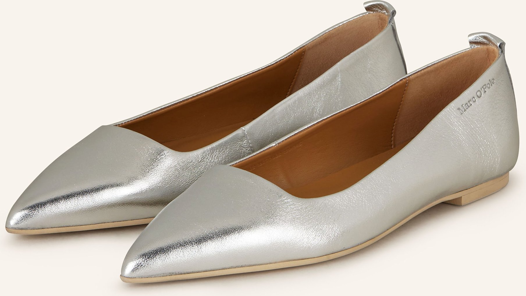 Marc O'polo Ballerinas Paolina 2f silber