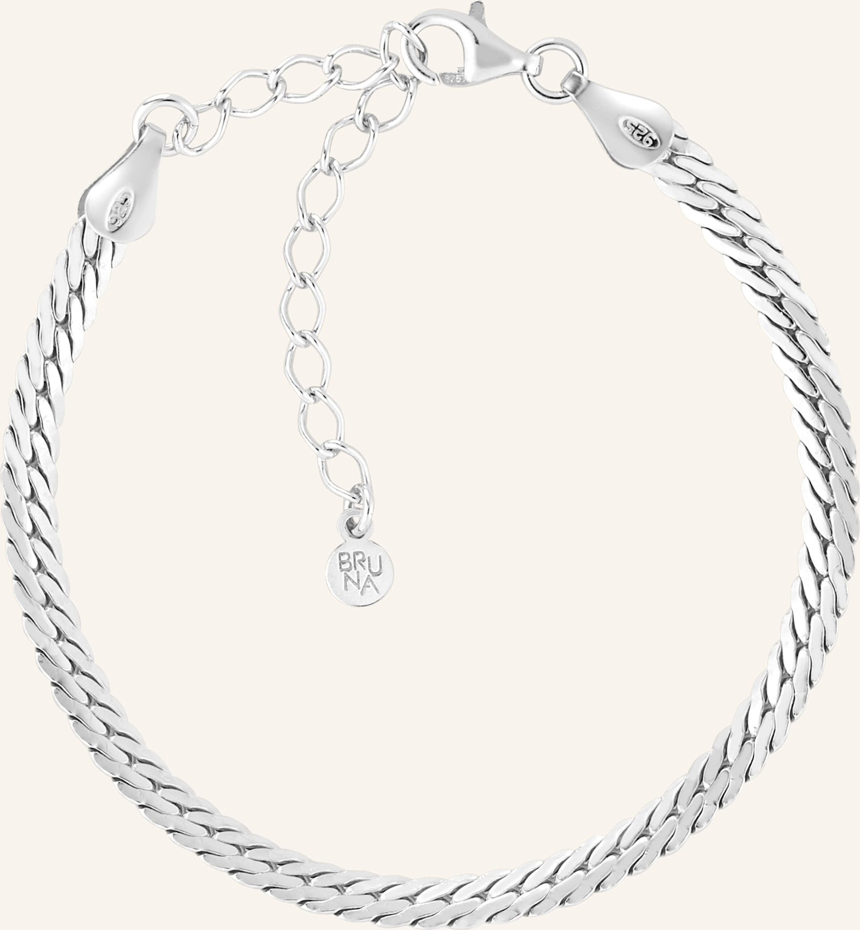 Bruna The Label Armband Onda silber