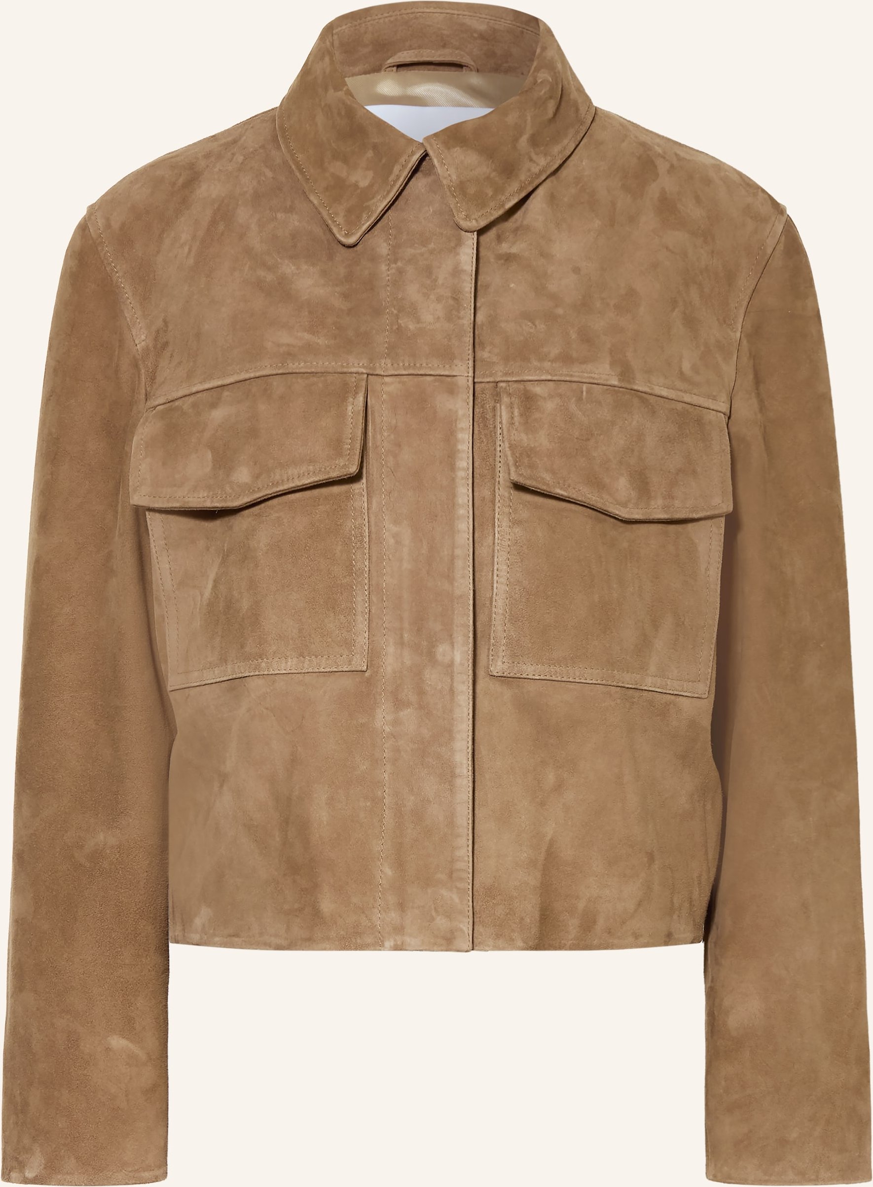 Iq Studio Lederjacke braun