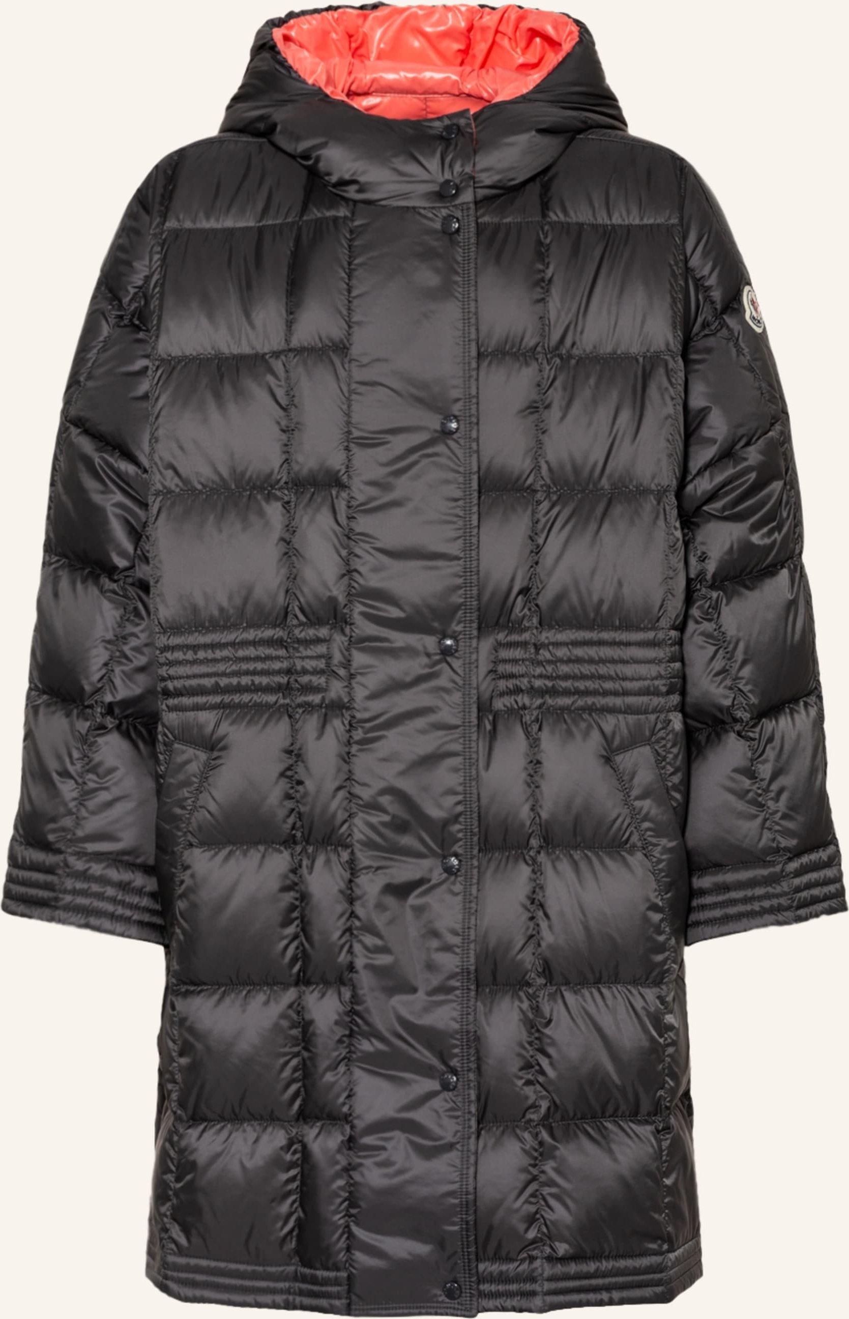 Thumbnail - Moncler Enfant Daunenmantel Almane grau