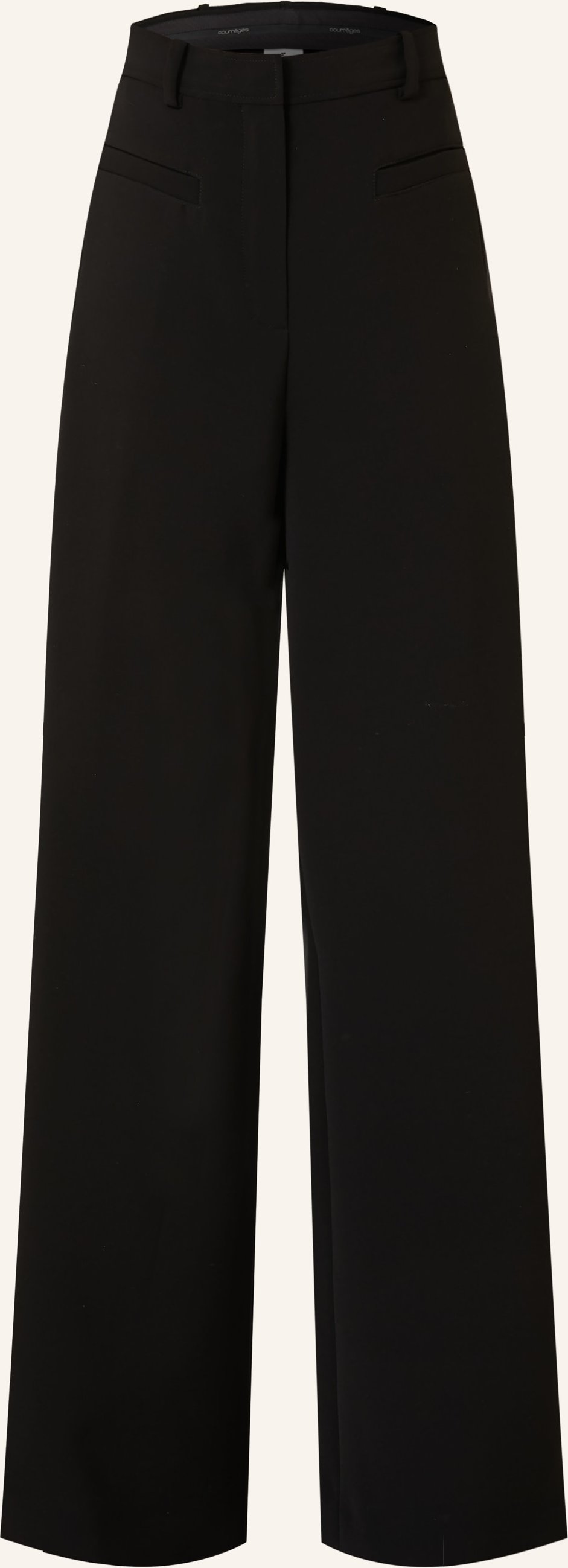 Courrèges Marlenehose schwarz