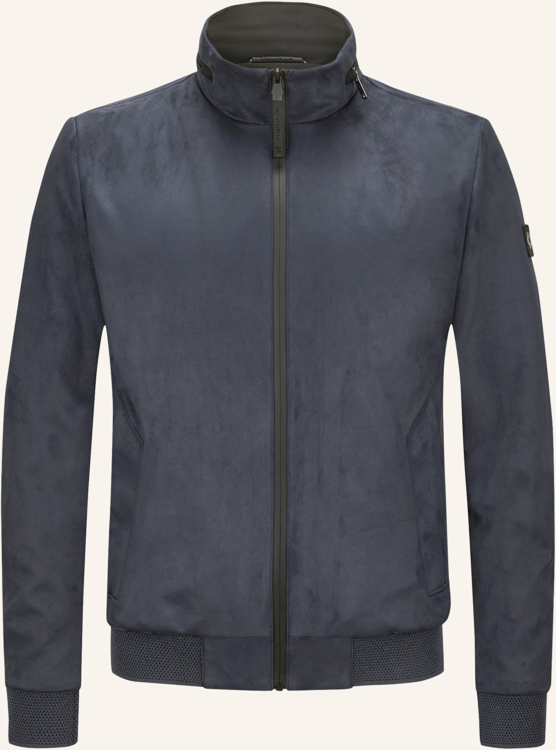 Thumbnail - Milestone Blouson Msharris In Lederoptik blau
