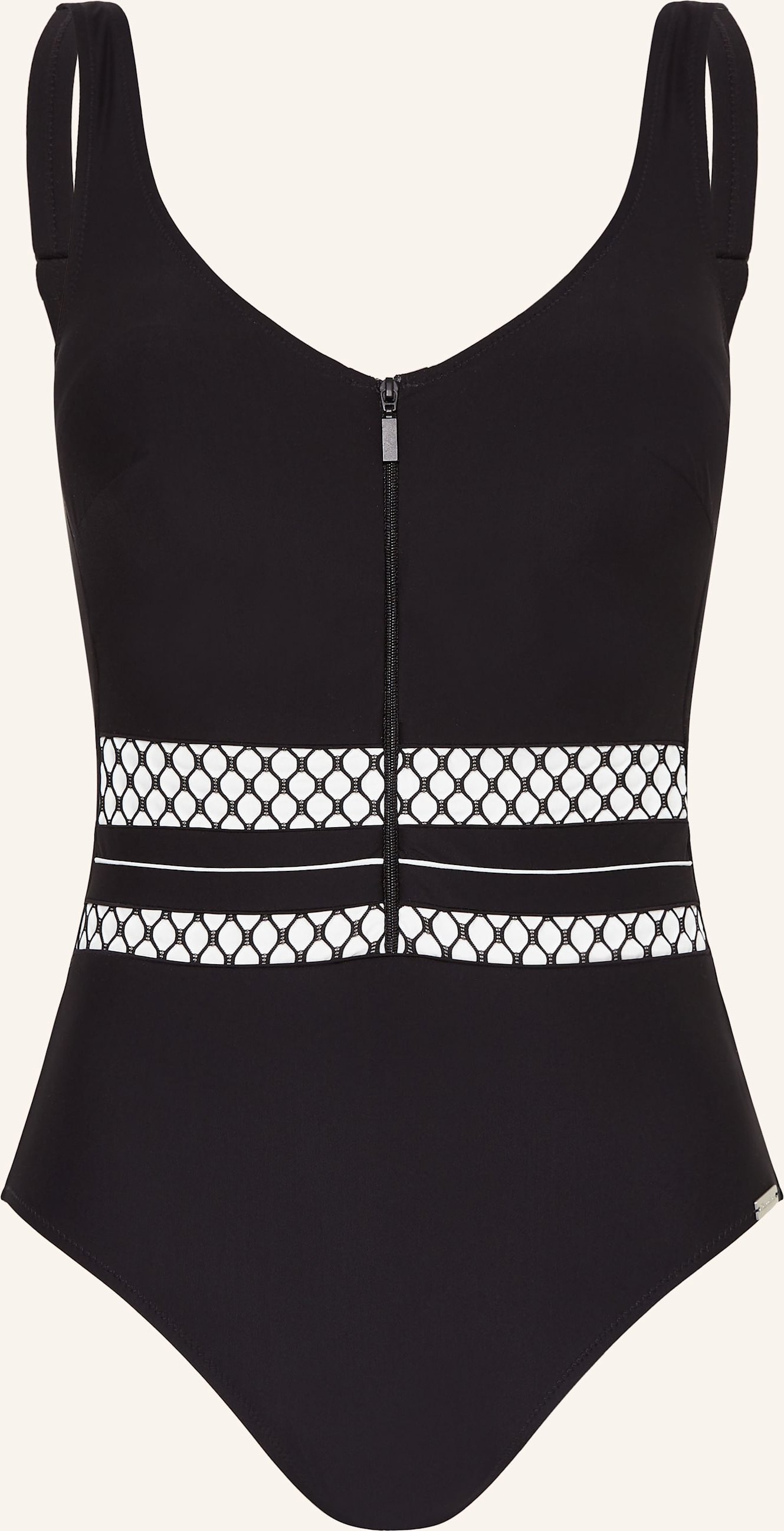 Charmline Shape-Badeanzug Textured Dimension schwarz