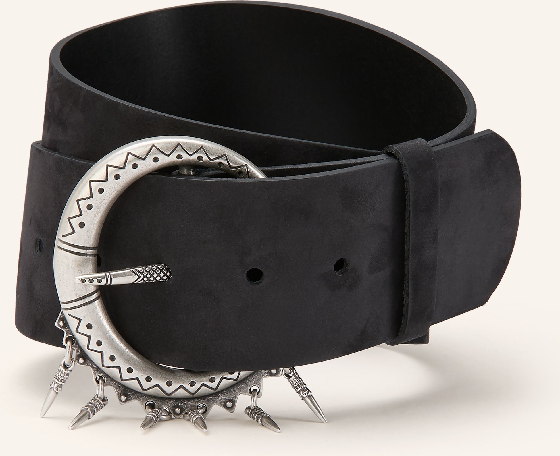 Ba&Sh Ledergürtel Bruna schwarz