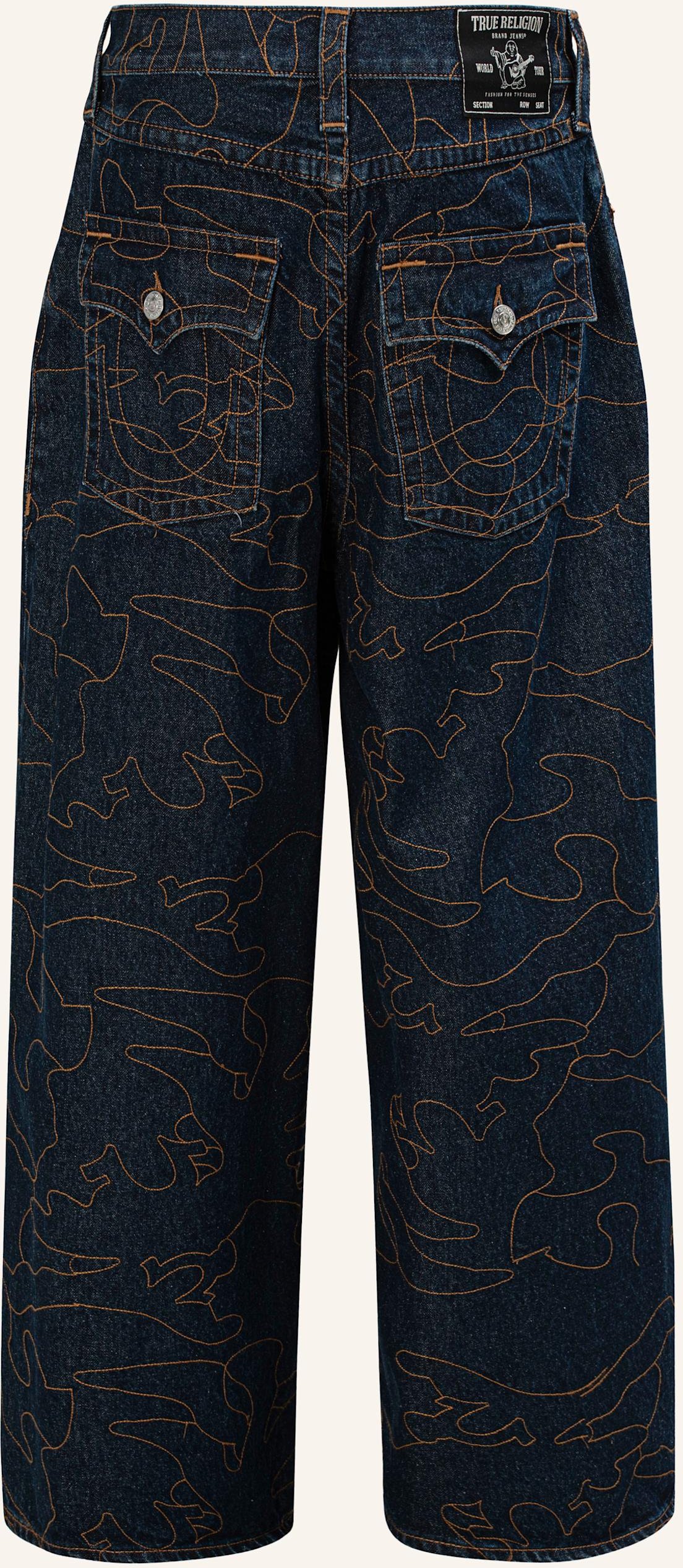 True Religion Jeans Mikey Embroidery blau