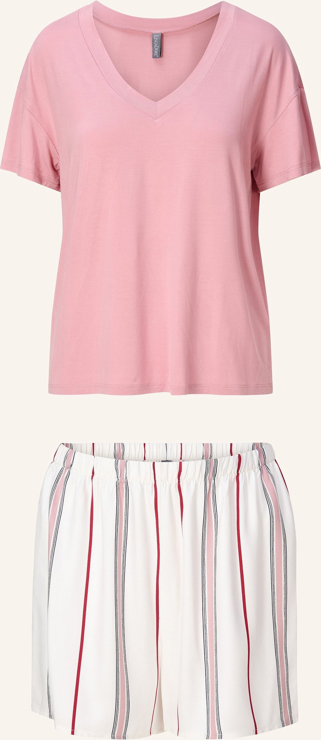 Lingadore Shortama Set rosa