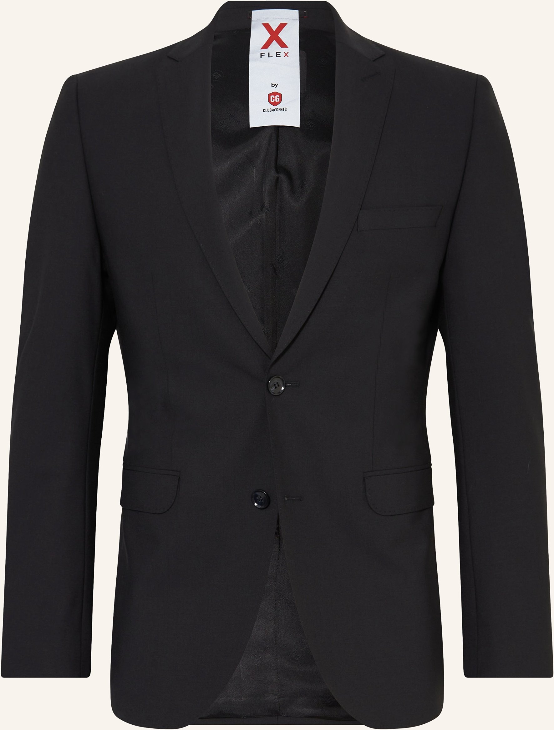 Cg - Club Of Gents Anzugsakko Caden Slim Fit schwarz