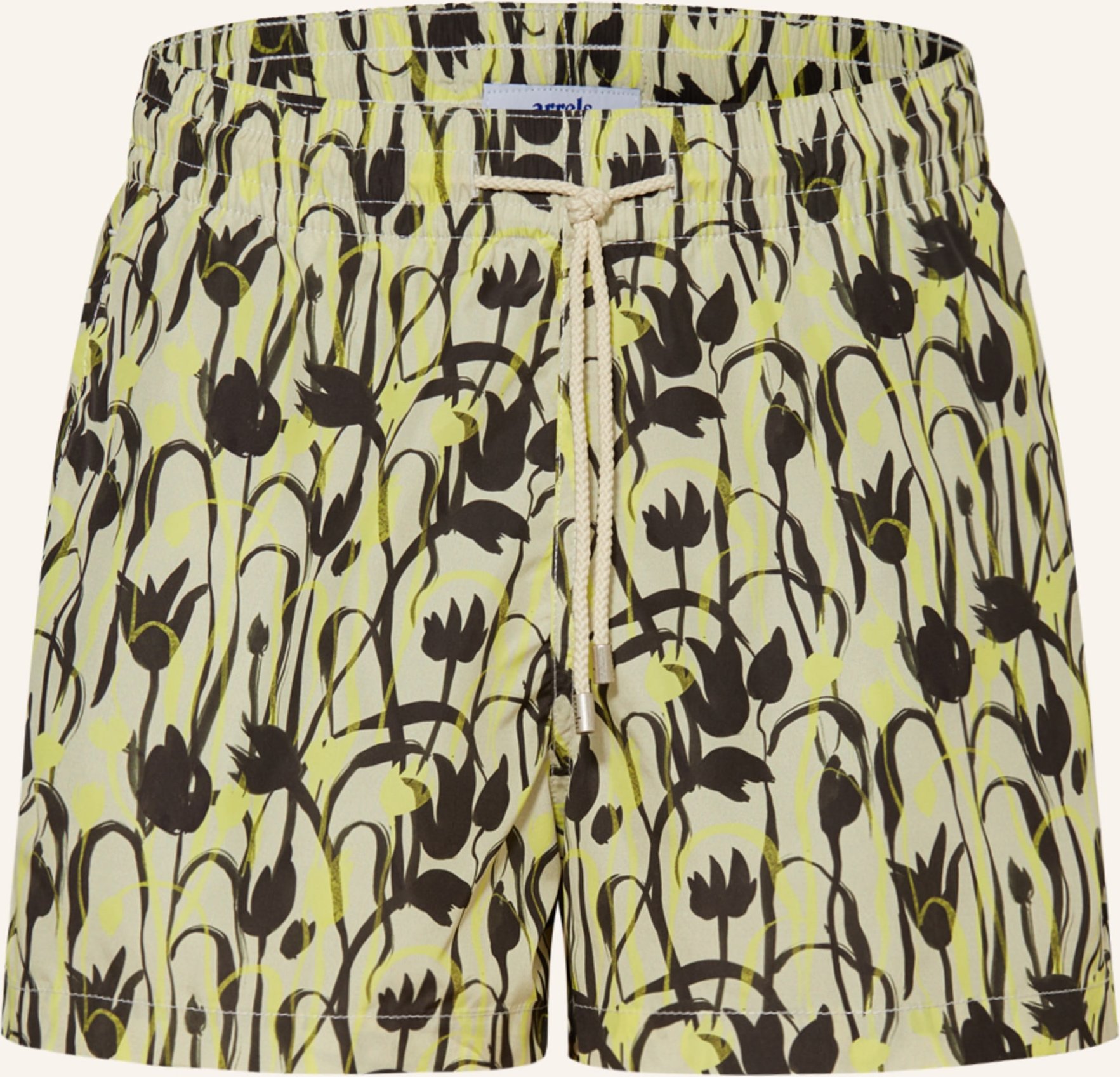 Arrels Barcelona Badeshorts Beige Tulips × Cecilia Carlsted beige