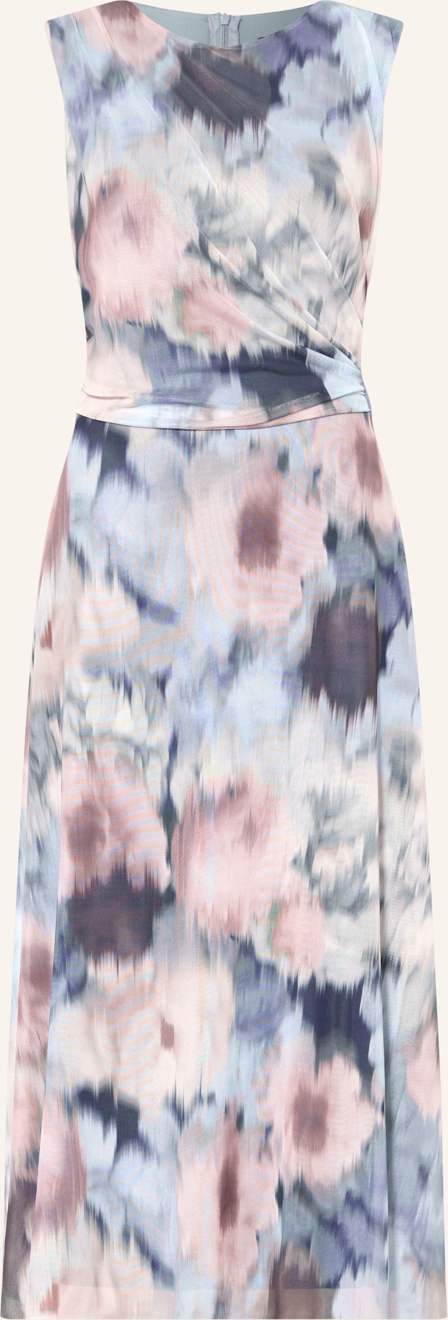 Swing Mesh-Kleid blau