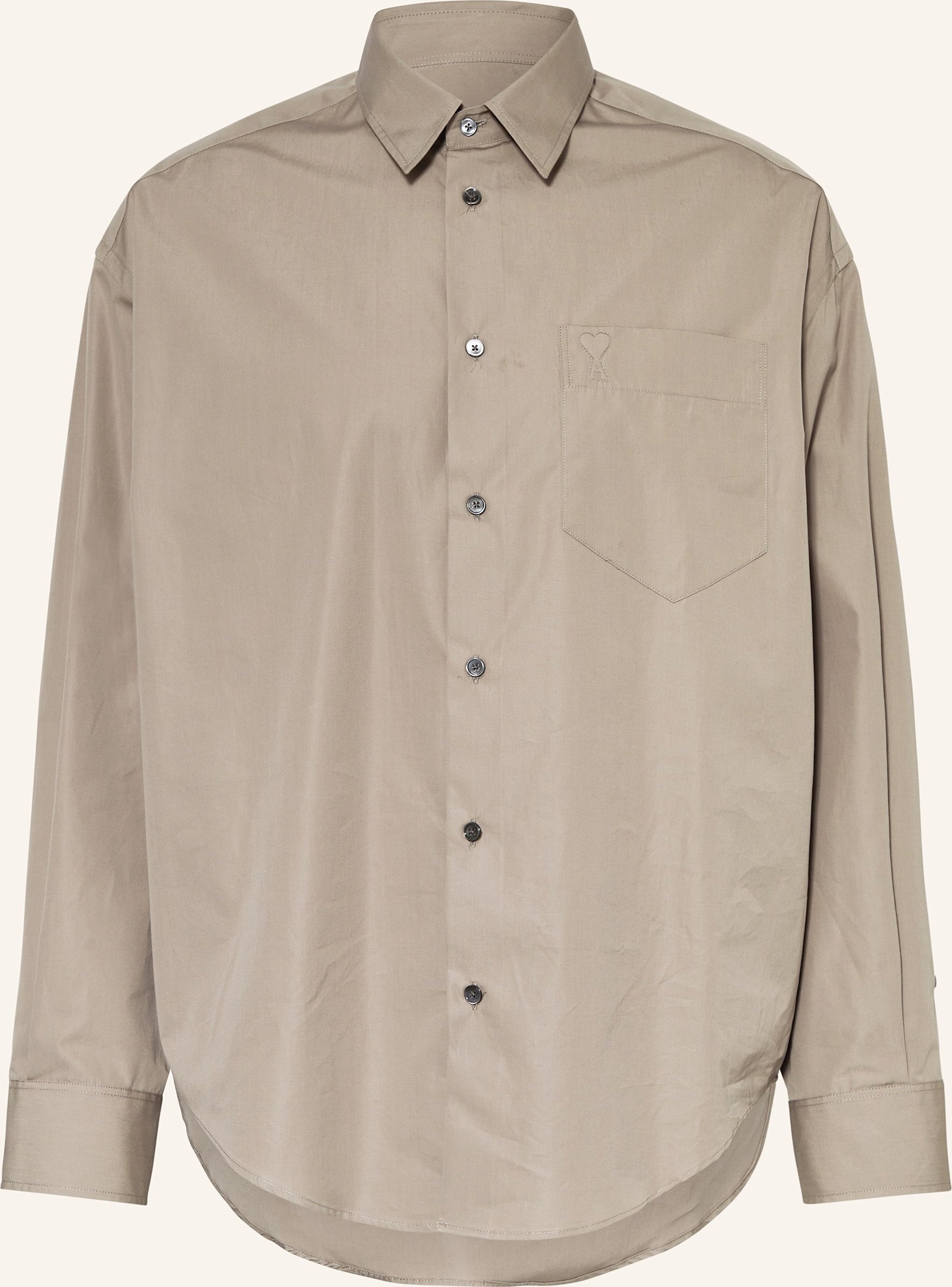 Ami Paris Hemd Comfort Fit beige