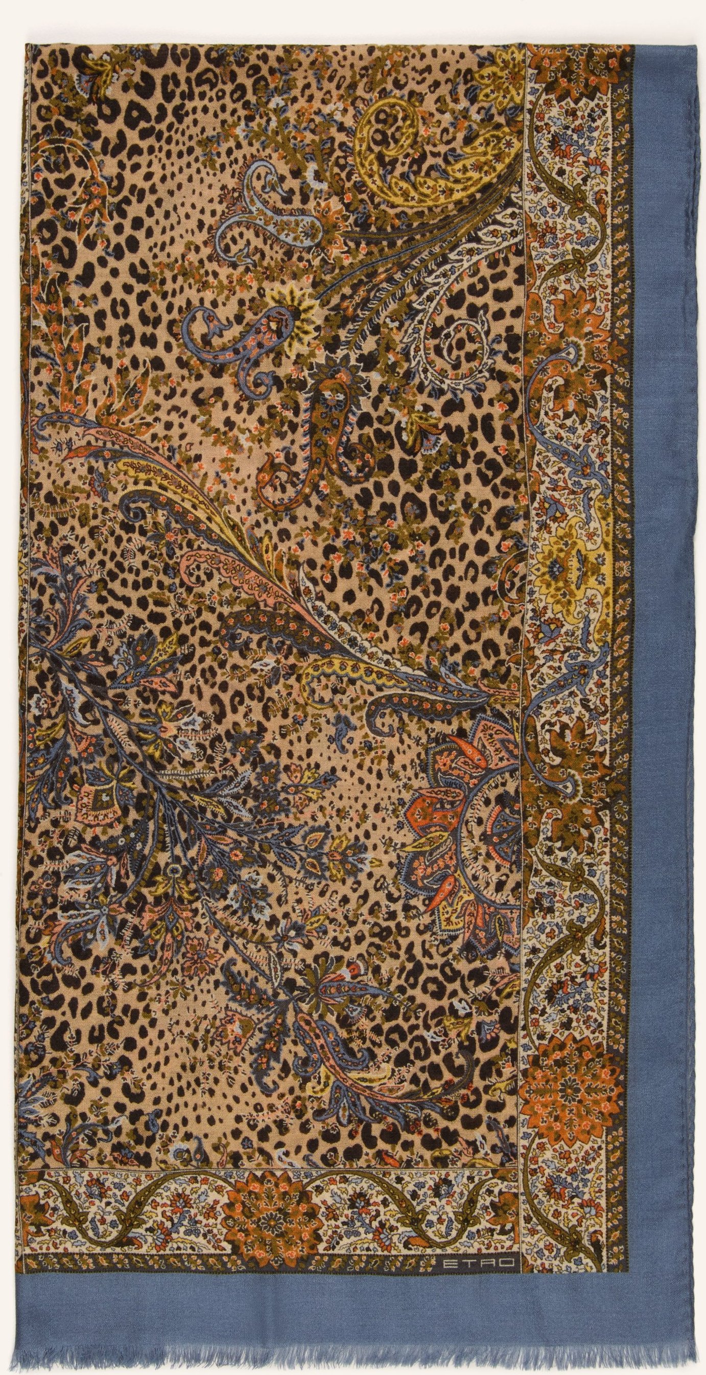 Etro Schal Tosca Mit Kaschmir Und Seide beige