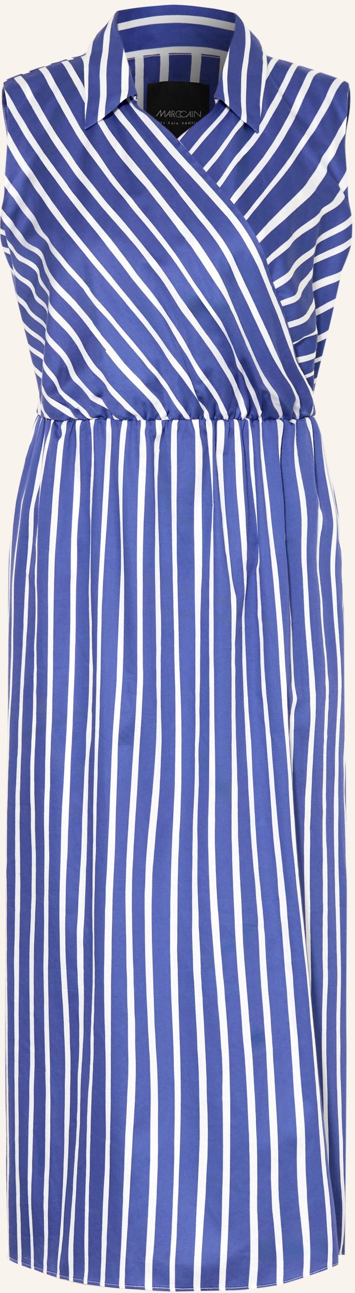 Marc Cain Kleid In Wickeloptik blau