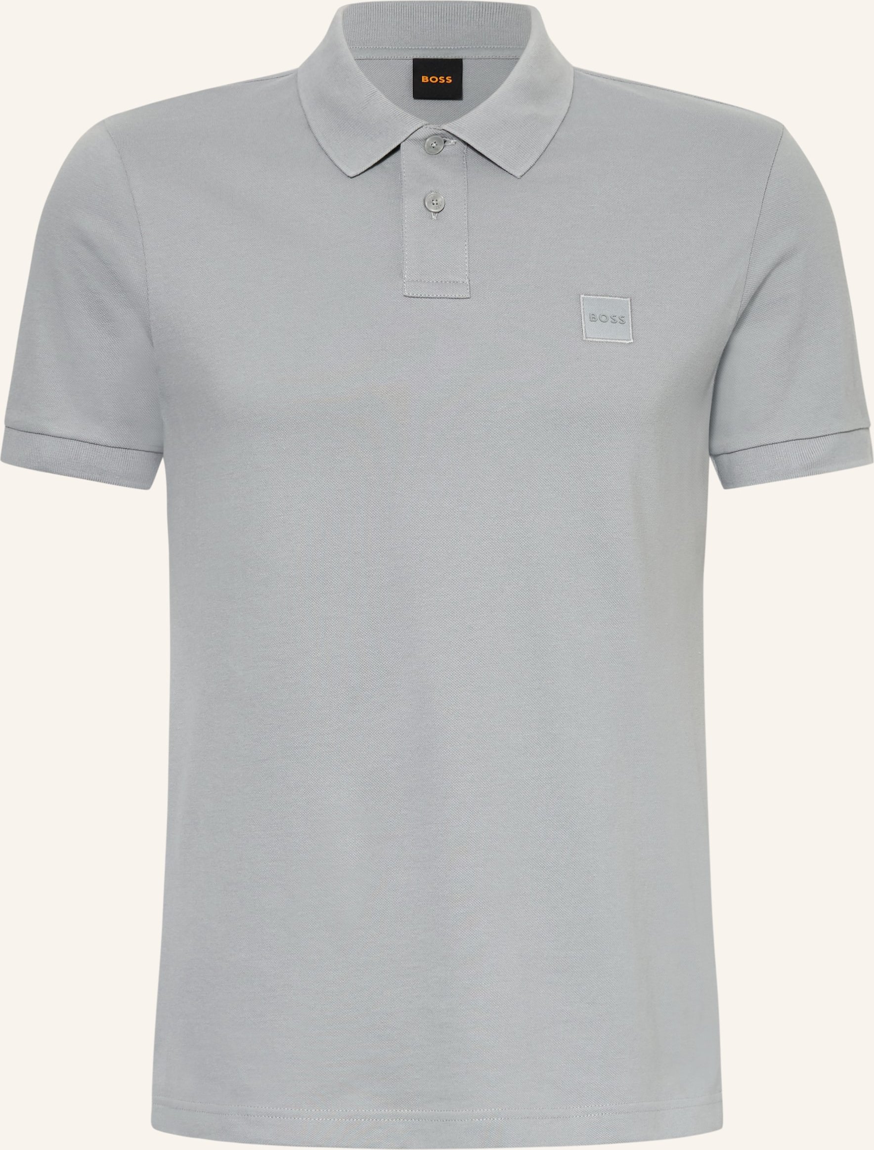 Boss Jersey-Poloshirt Passenger grau