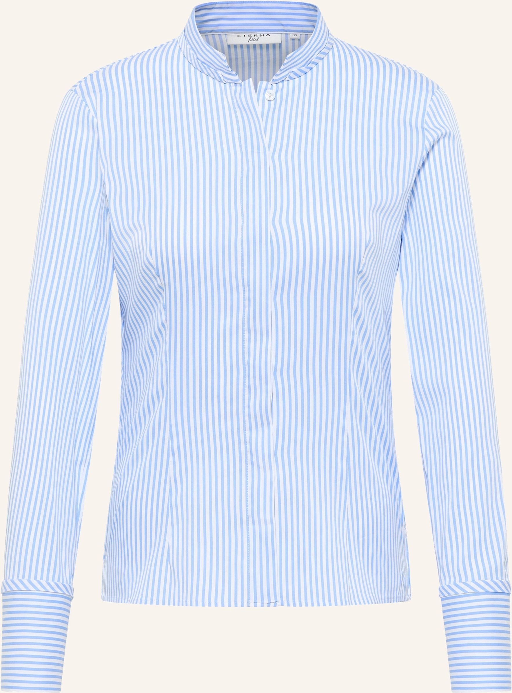Thumbnail - Eterna Bluse Fitted blau