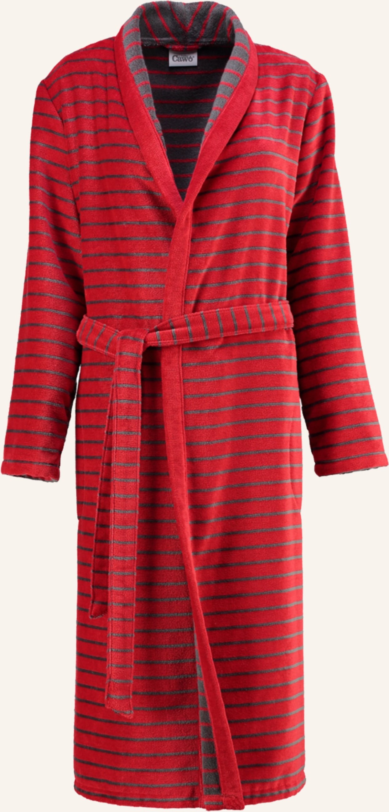 Cawö Bademantel rot