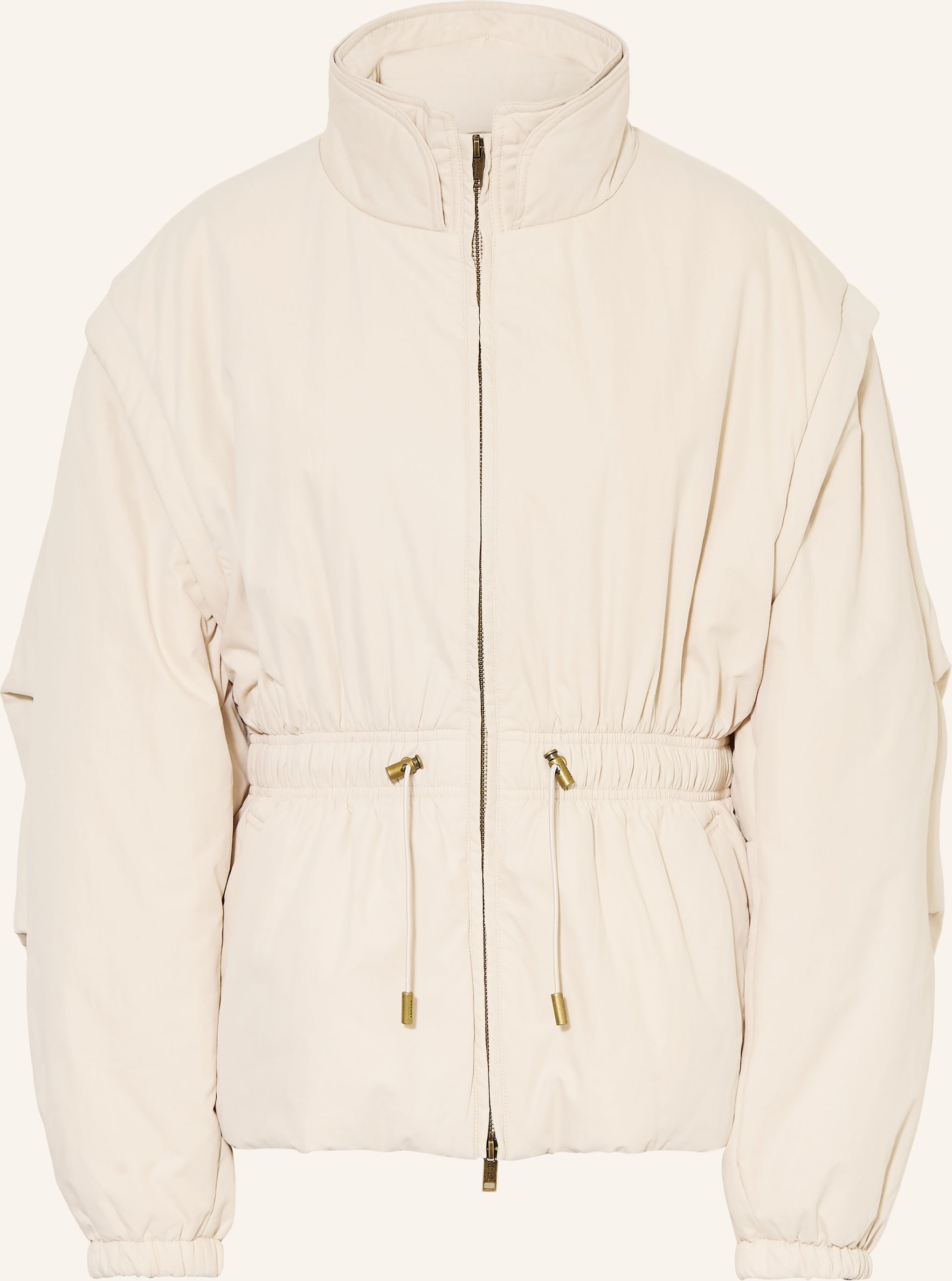 Marant Étoile Jacke Dastyni Mit Abnehmbaren Ärmeln weiss