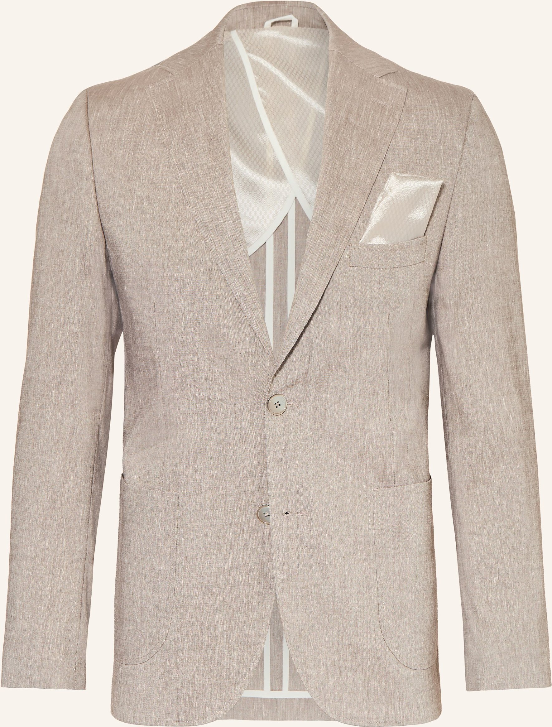 Paul Anzugsakko Slim Fit Mit Leinen beige